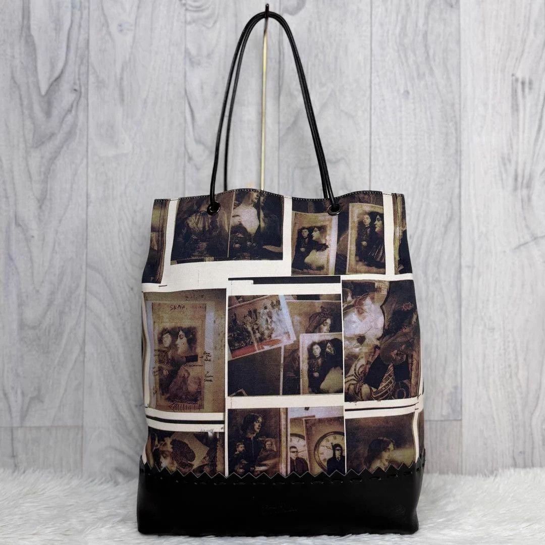 Jean Paul Gaultier Jean Paul Gaultier Rare Vintage Portrait Collage Handbag Size ONE SIZE - 1 Thumbnail