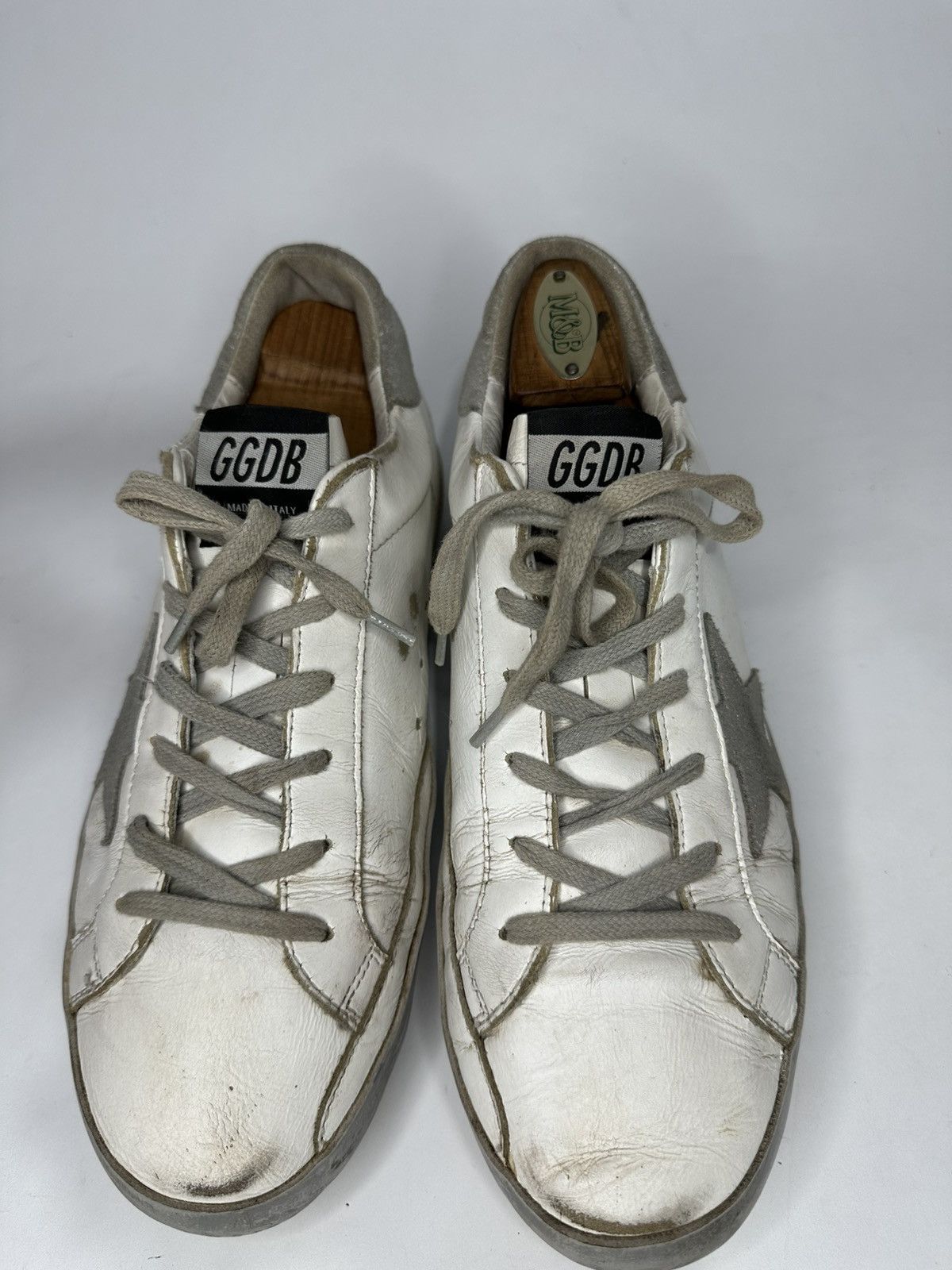 Golden Goose Golden Goose Superstar Distressed Leather Men’s Sneakers. Size US 7 / EU 40 - 3 Thumbnail