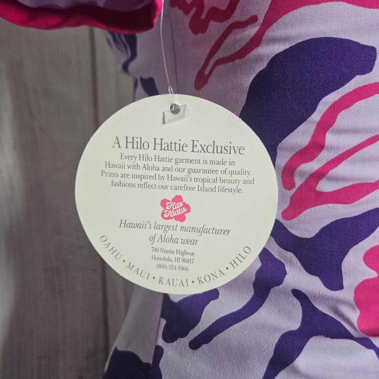 Hilo Hattie × Vintage Hilo Hattie Floral Puff Sleeve Dress w Mermaid Ruffle Hem Size XL / US 12-14 / IT 48-50 - 8 Thumbnail
