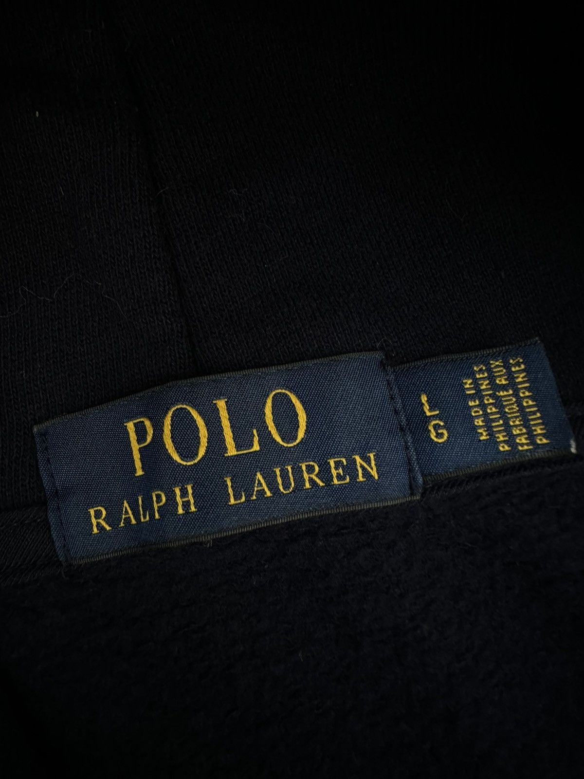 Polo Ralph Lauren Polo Ralph Lauren Navy Prep Bear Logo Hoodie Sz. Large Size US L / EU 52-54 / 3 - 4 Thumbnail
