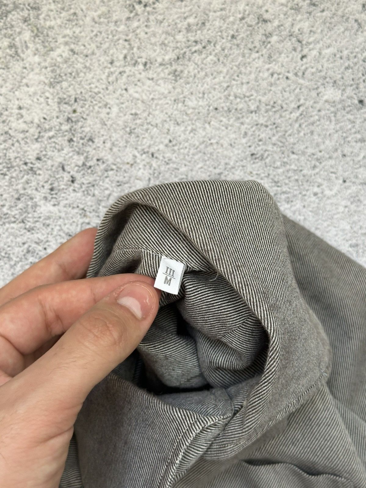 Ermenegildo Zegna Vintage Ermenegildo Zegna Cashmere Shirt Gray Luxury Fit Size US M / EU 48-50 / 2 - 8 Thumbnail