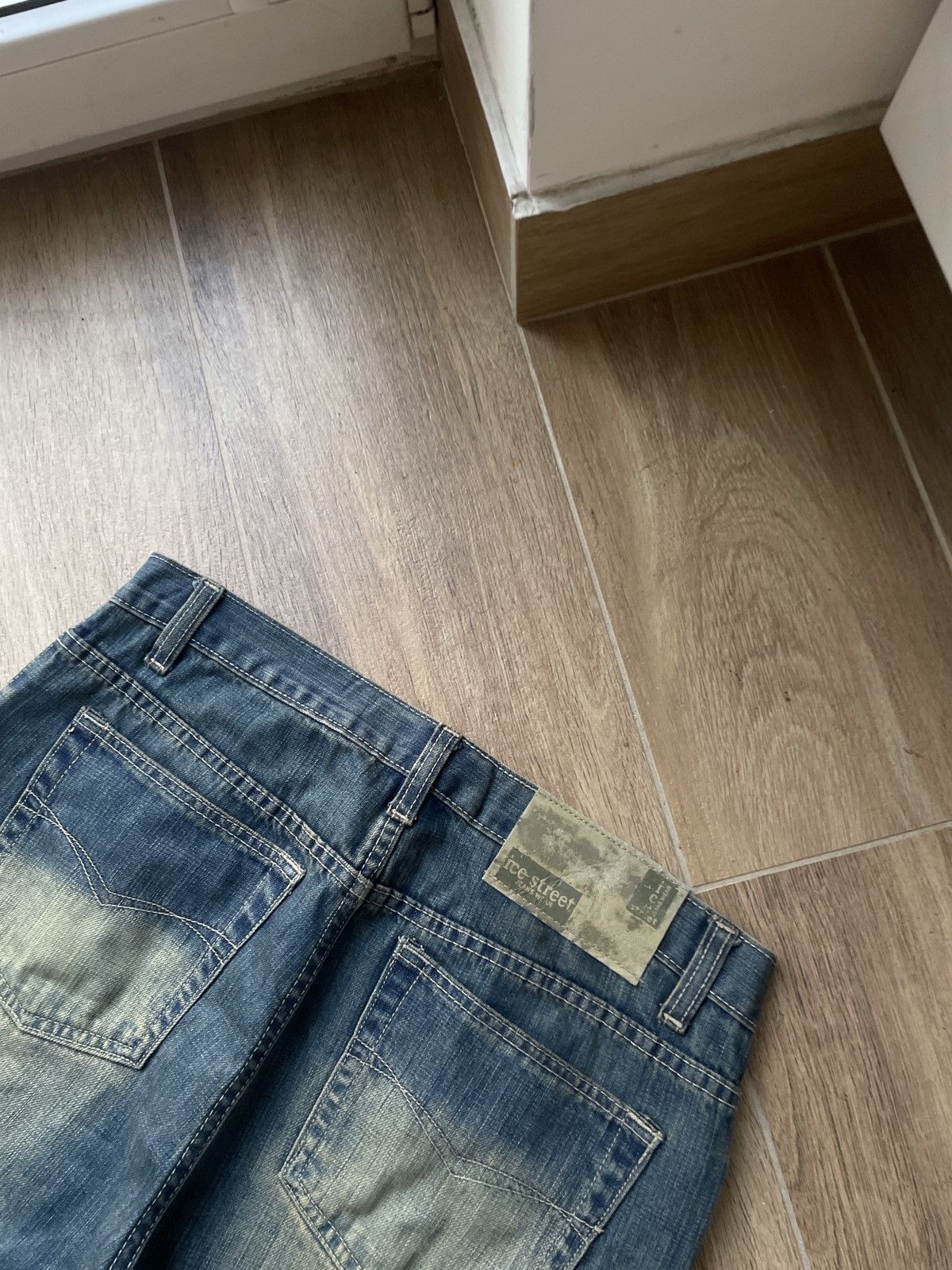 Vintage Vintage Baggy Jeans Mud Washed Flared Faded Wide Japanese Size US 32 / EU 48 - 9 Thumbnail