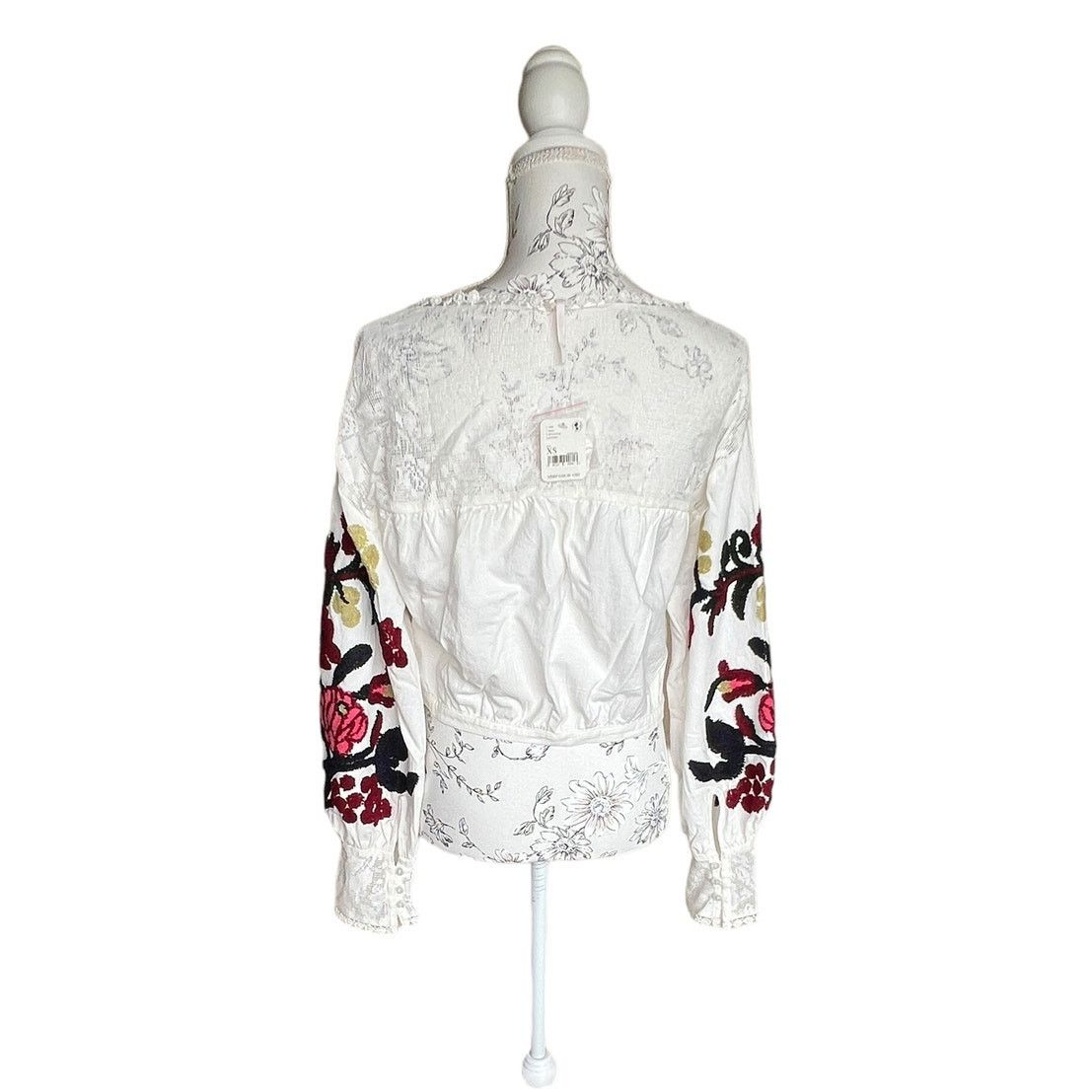 Free People Free People | Meadows Embroidered Top Size XS Size XS / US 0-2 / IT 36-38 - 8 Thumbnail