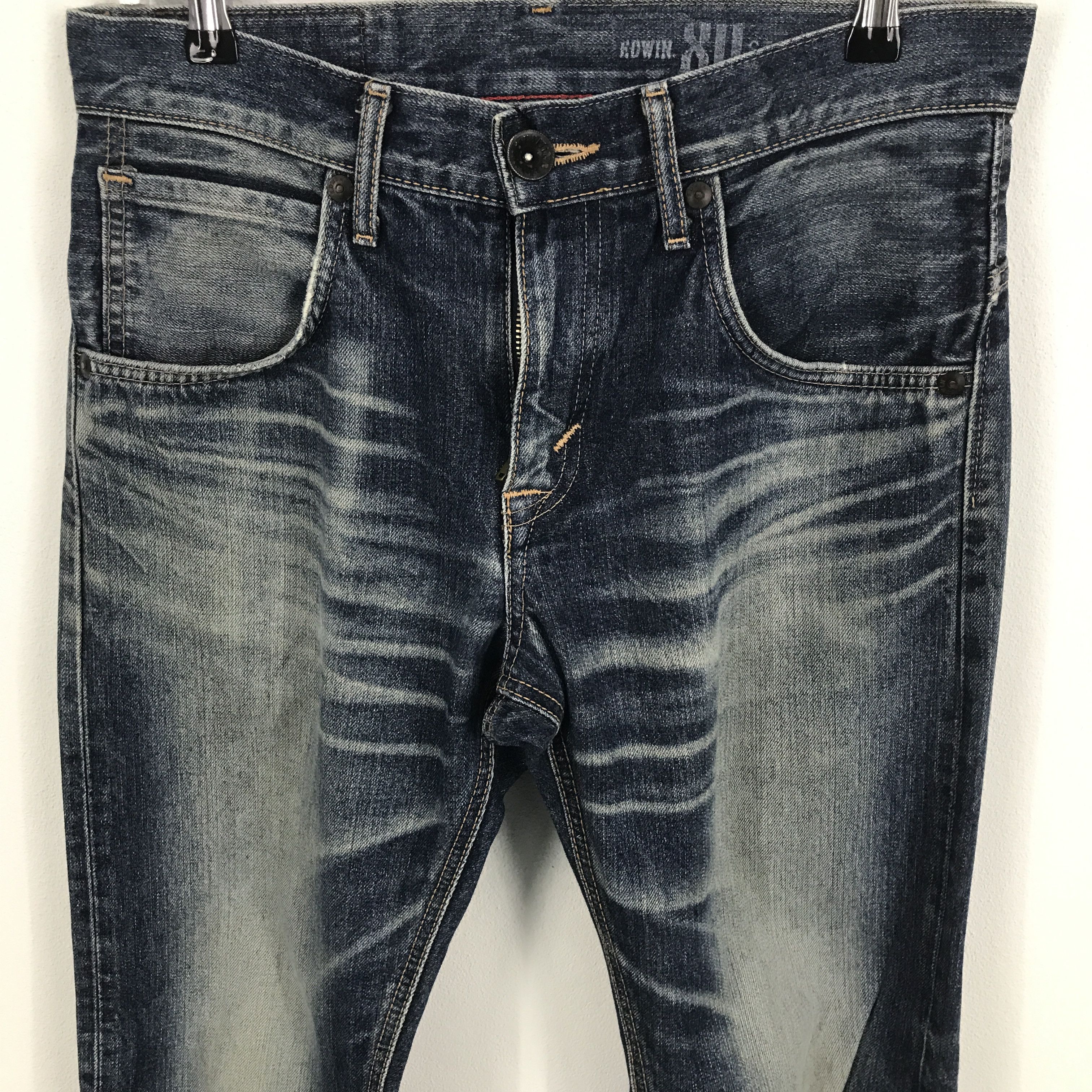 Edwin × Japanese Brand Rare Edwin Japan ifsixwasnine style Faded Denim pants Size US 30 / EU 46 - 2 Thumbnail