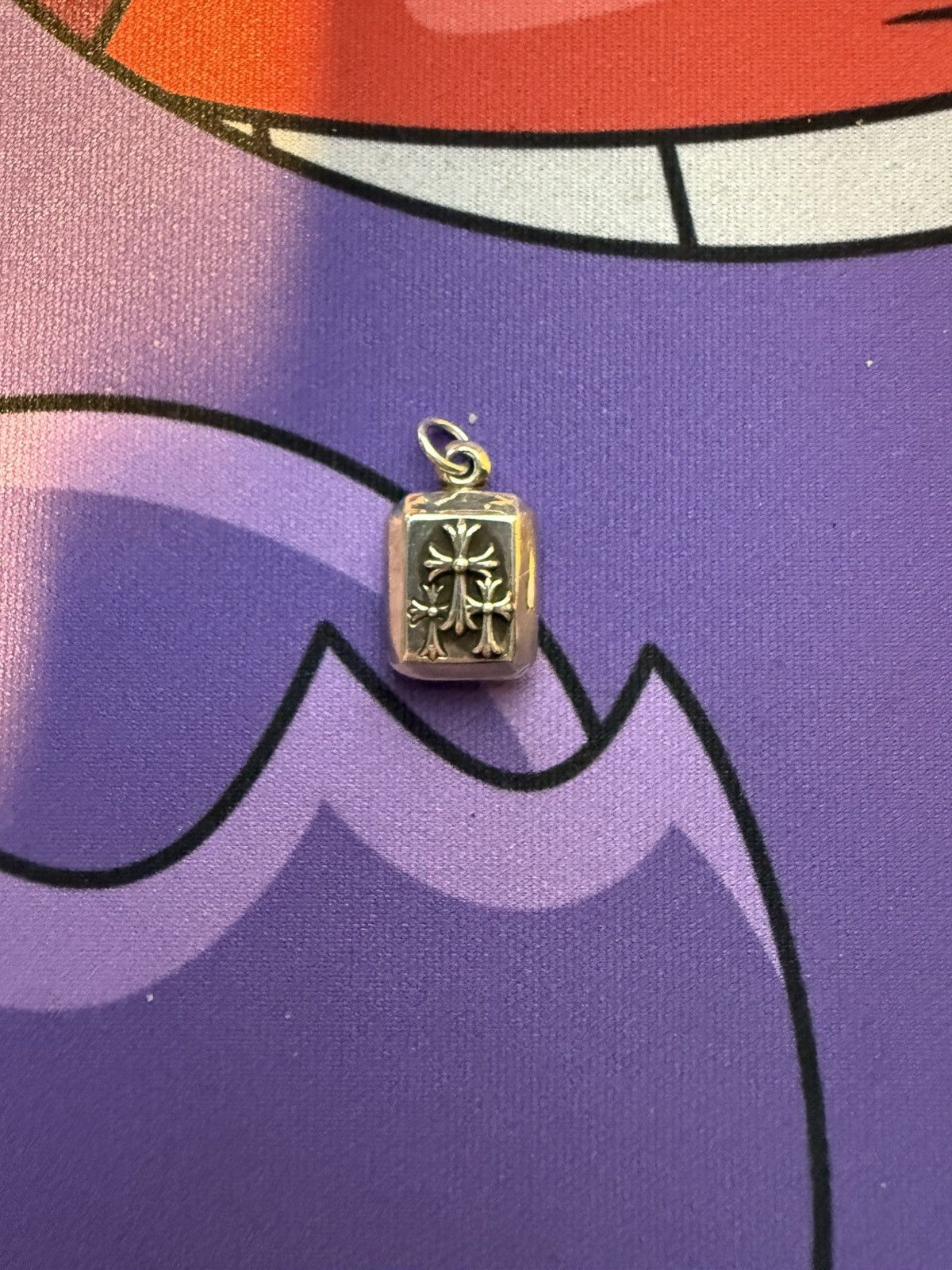 Chrome Hearts Chrome Hearts Emerald Cut Triple Cross Pendant Size ONE SIZE - 1 Thumbnail