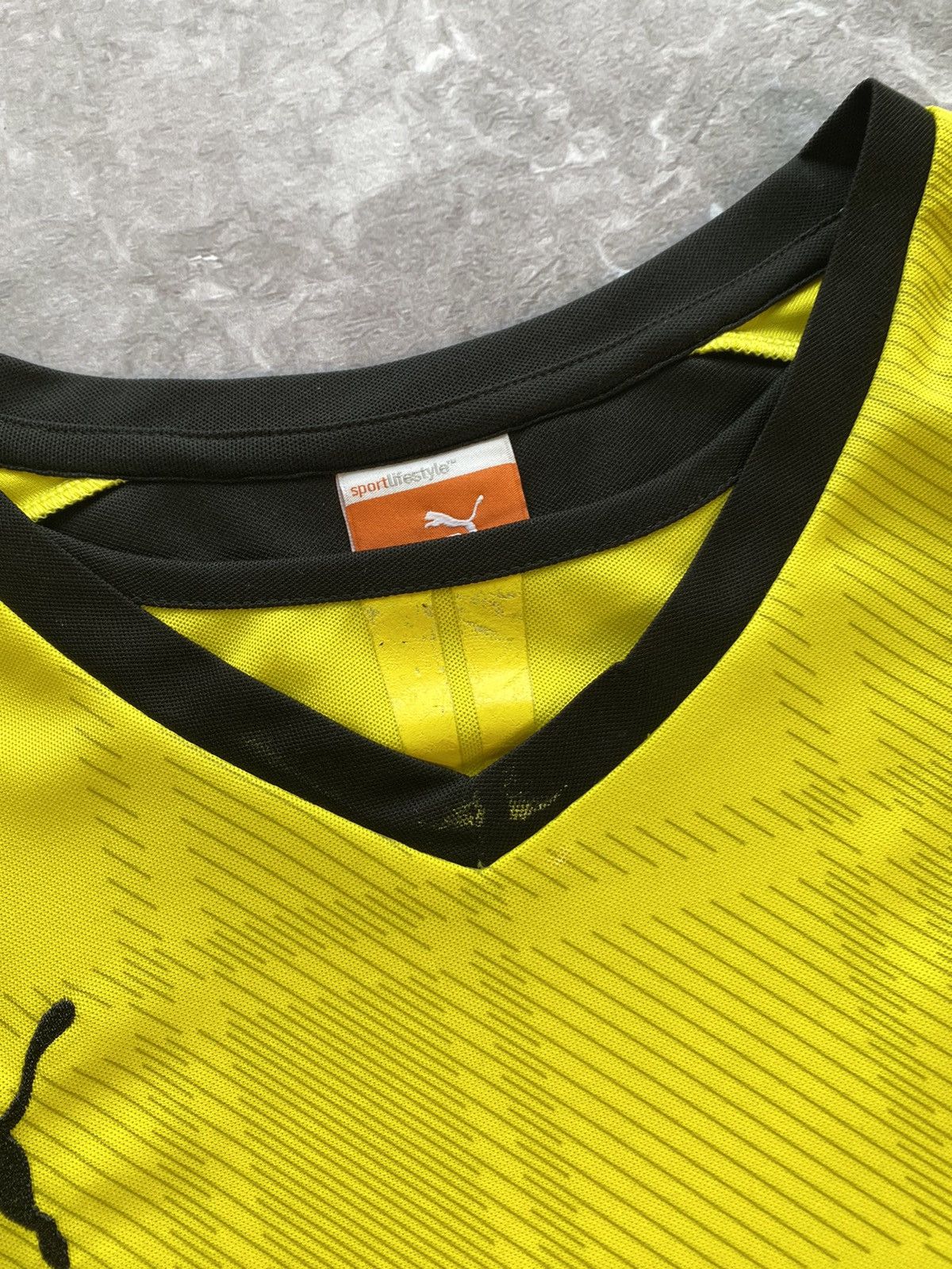 Puma × Vintage Marco Reus BVB Dortmund 2013/2014 Home Soccer Jersey Size US L / EU 52-54 / 3 - 13 Thumbnail