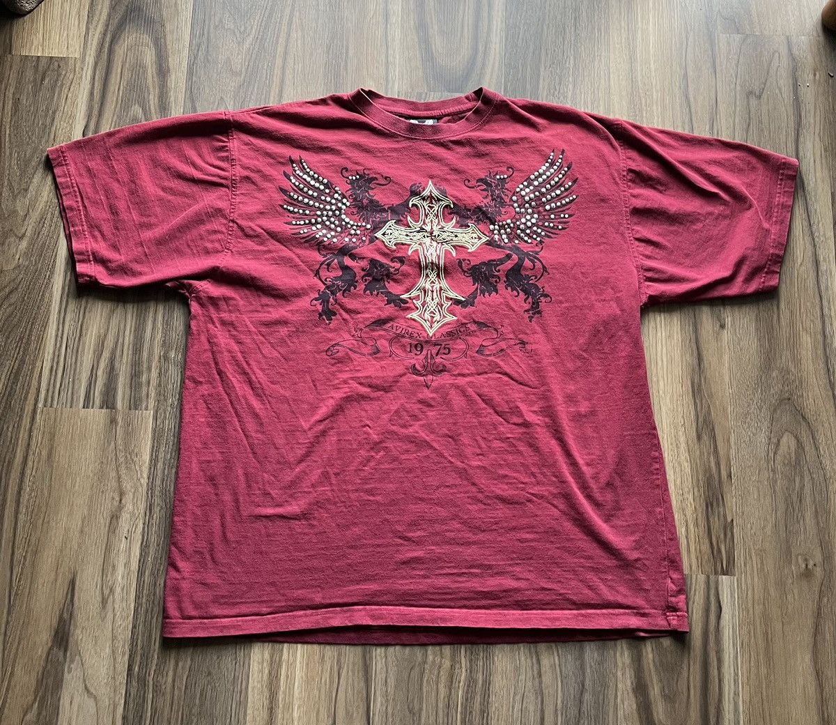 Designer Vintage Avirex T-shirt Size US XL / EU 56 / 4 - 1 Thumbnail