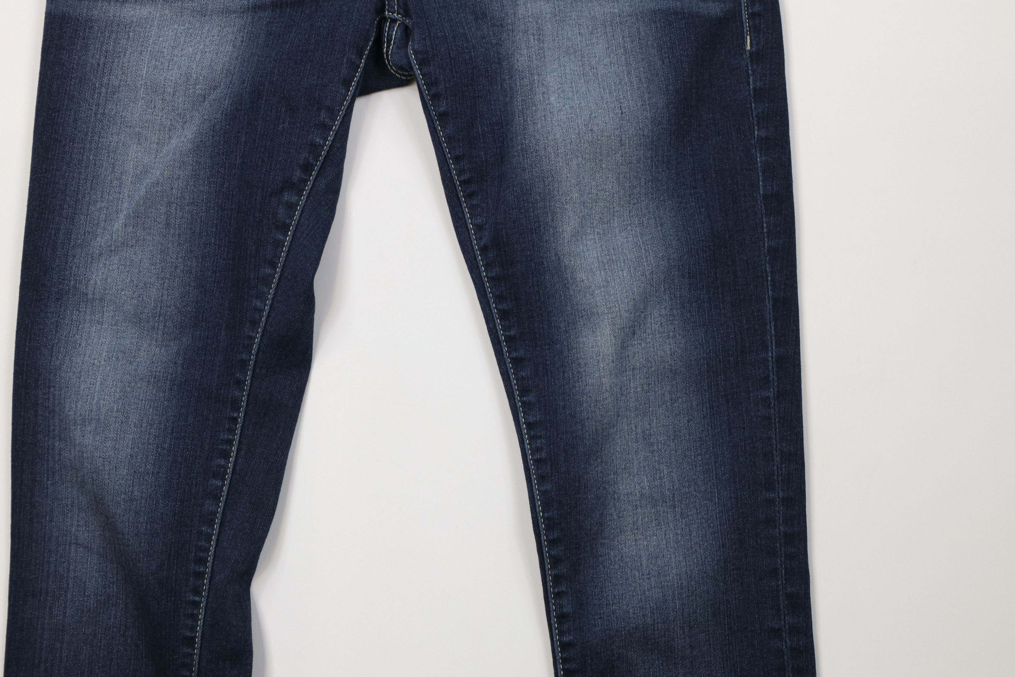 Vintage Buckle BKE Stretch Skinny Leg Denim Jeans Thick Stitch Size 26" / US 2 / IT 38 - 3 Thumbnail