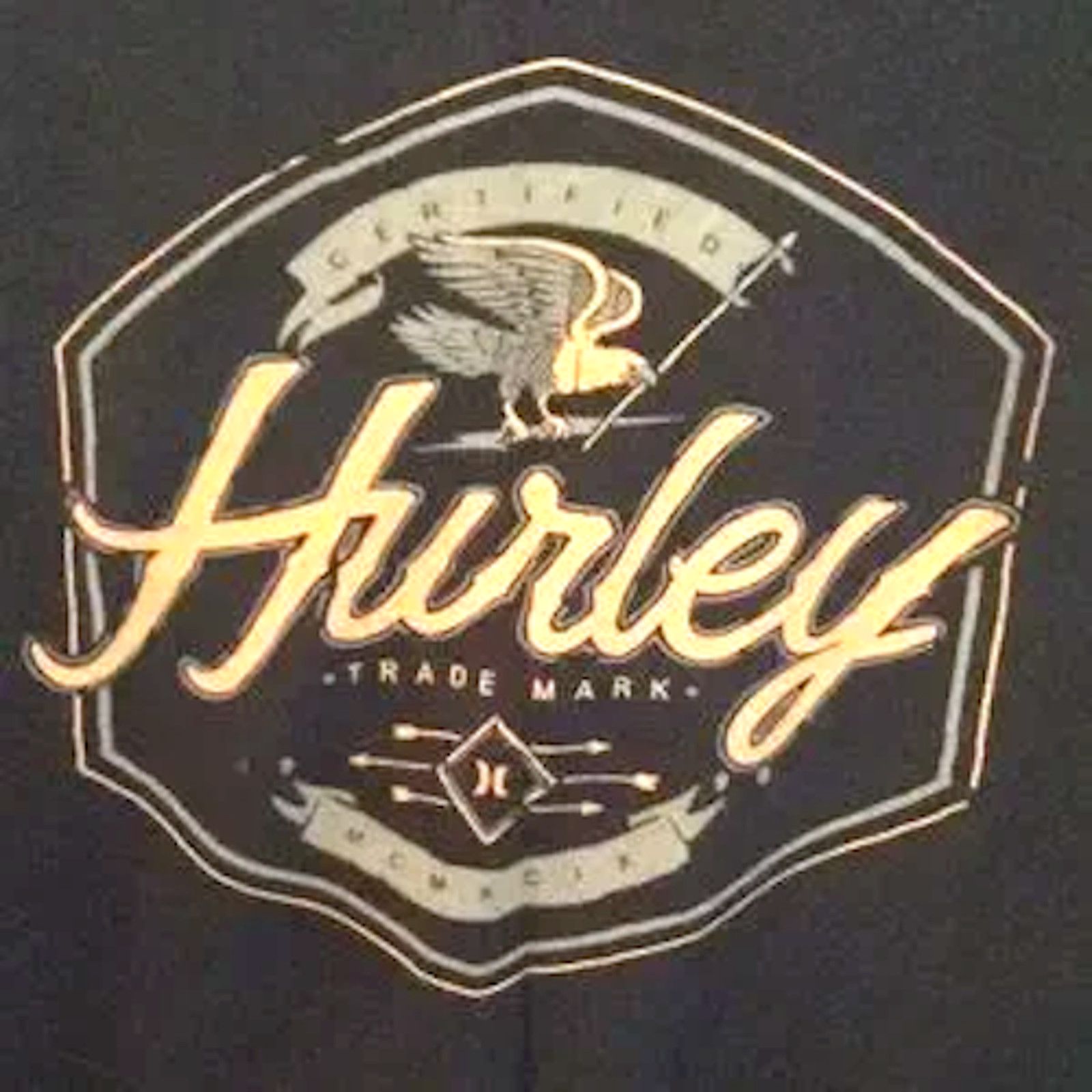 Hurley HURLEY MEN’S LONG SLEEVE BLACK TEE SHIRT Sz MEDIUM Size US M / EU 48-50 / 2 - 4 Thumbnail