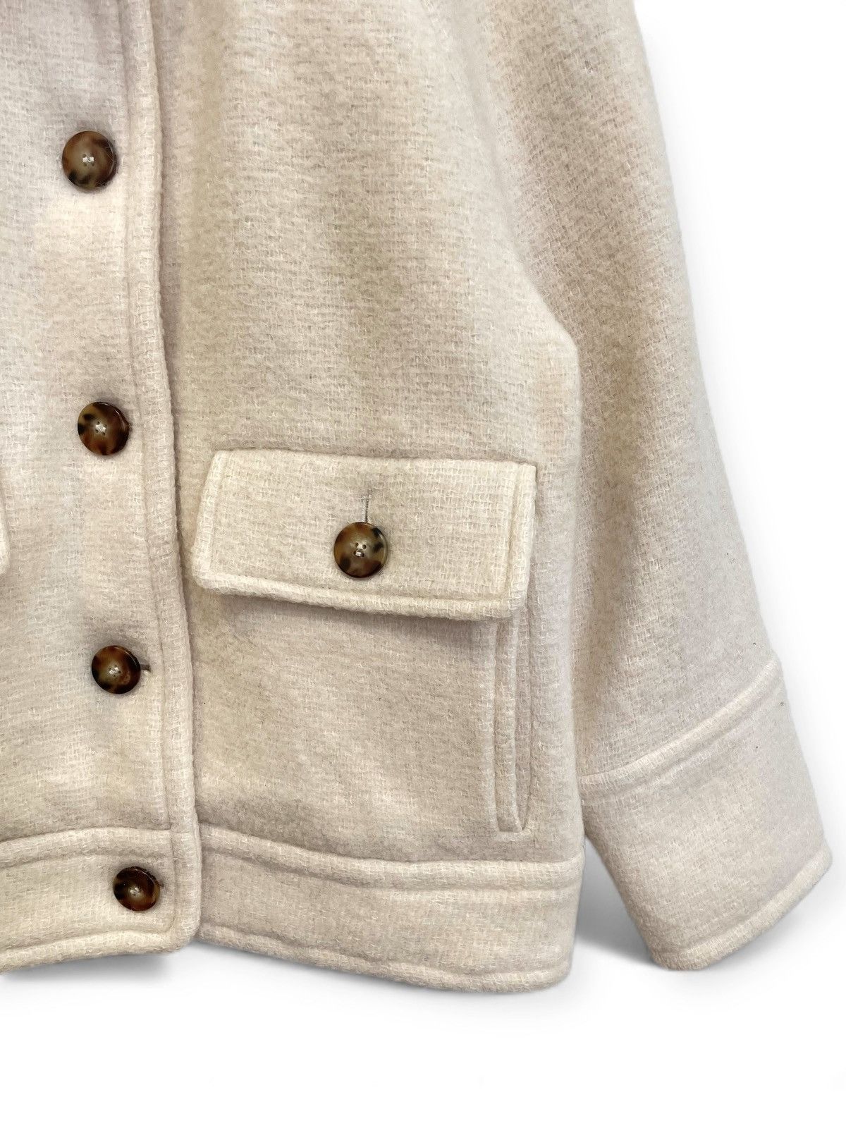 Sezane Sézane Wool-Blend Jacket – Size FR38 – Made in Bulgaria Size S / US 4 / IT 40 - 6 Thumbnail
