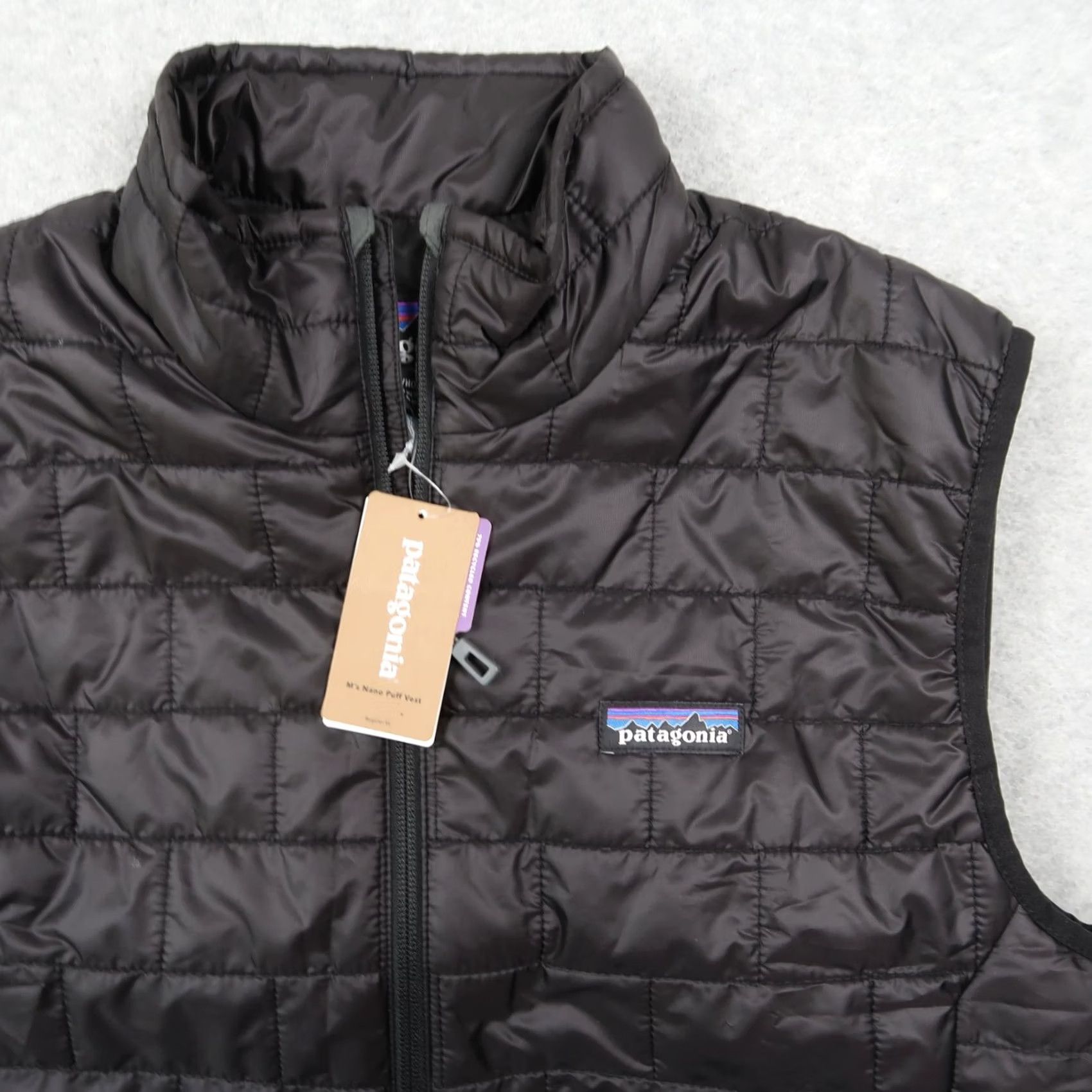 Patagonia Patagonia Nano Puff Vest Mens S Small Black Full Zip Embroidered NWT Size US S / EU 44-46 / 1 - 2 Thumbnail