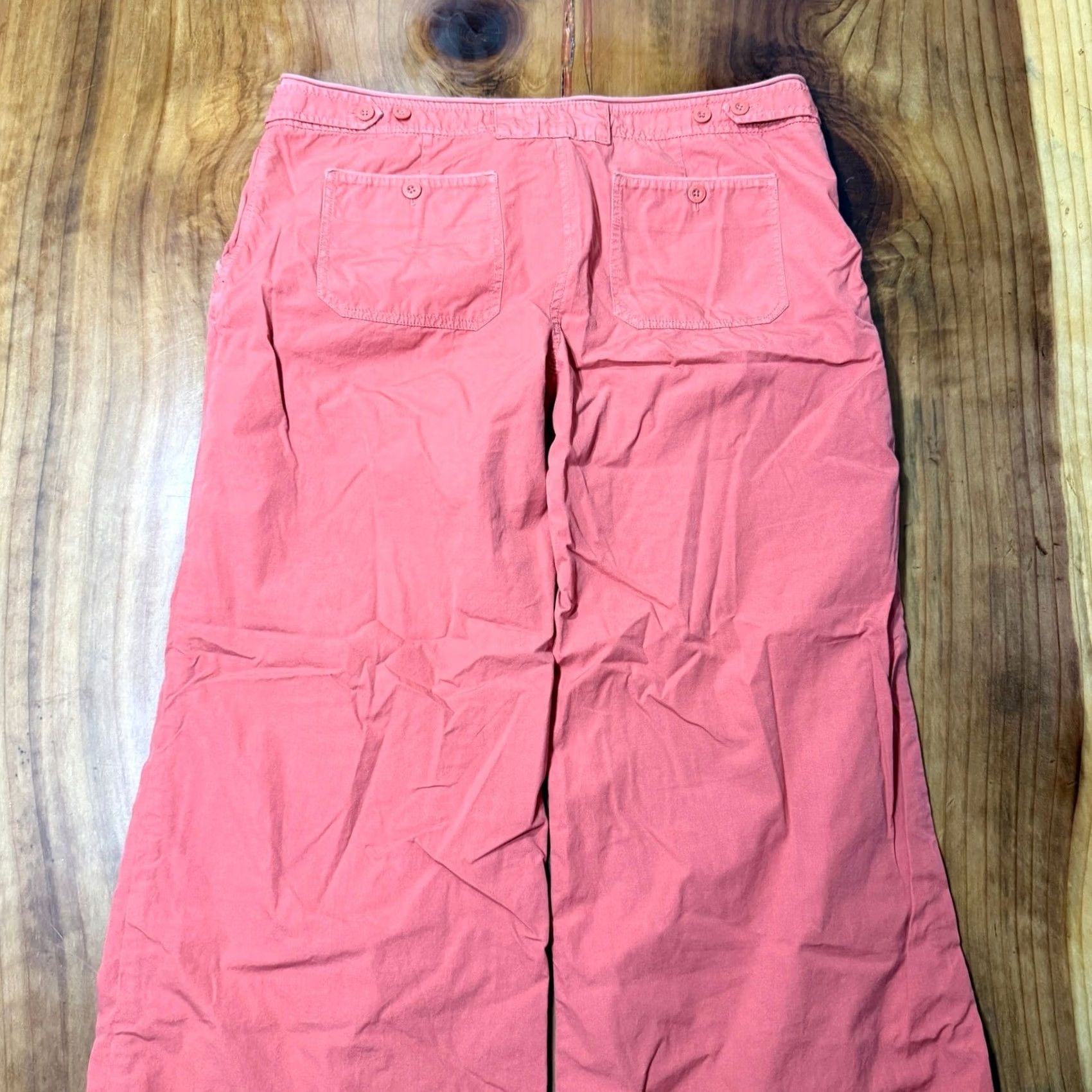 Anthropologie VINTAGE Hei Women's Pants 14W Wide-Leg Cotton Baggy Coral Y2K Knit 30 In Inseam Mens? Size 36" / US 14 / IT 50 - 7 Thumbnail