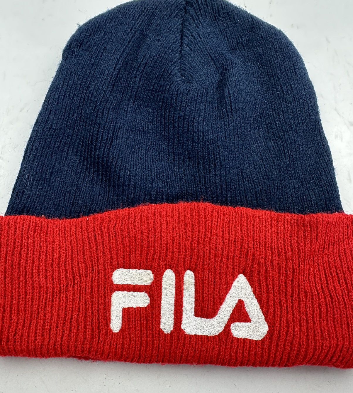 Fila × Vintage vintage made in usa fila beanie hat tc28 Size ONE SIZE - 3 Thumbnail