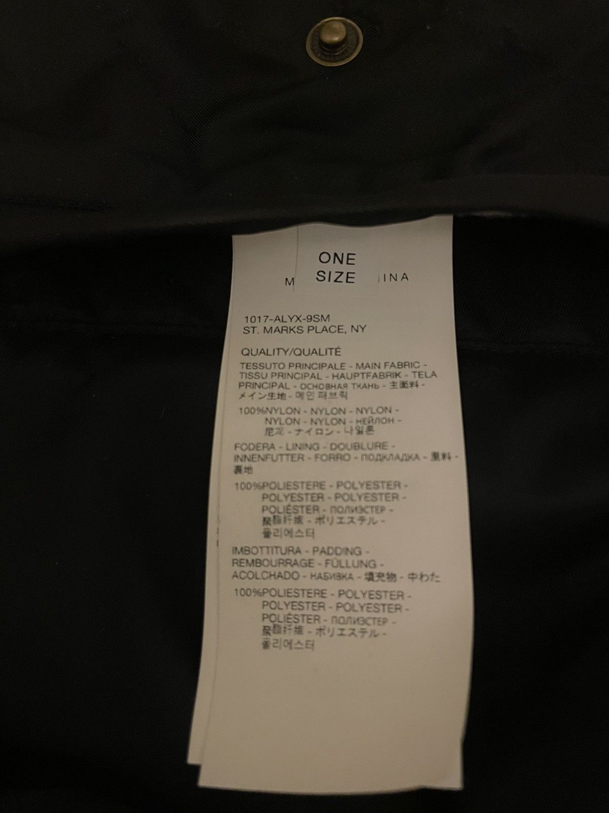 1017 ALYX 9SM × Destroy Lonely 1017 ALYX 9SM 'No Stylist' Bomber Size US M / EU 48-50 / 2 - 6 Thumbnail