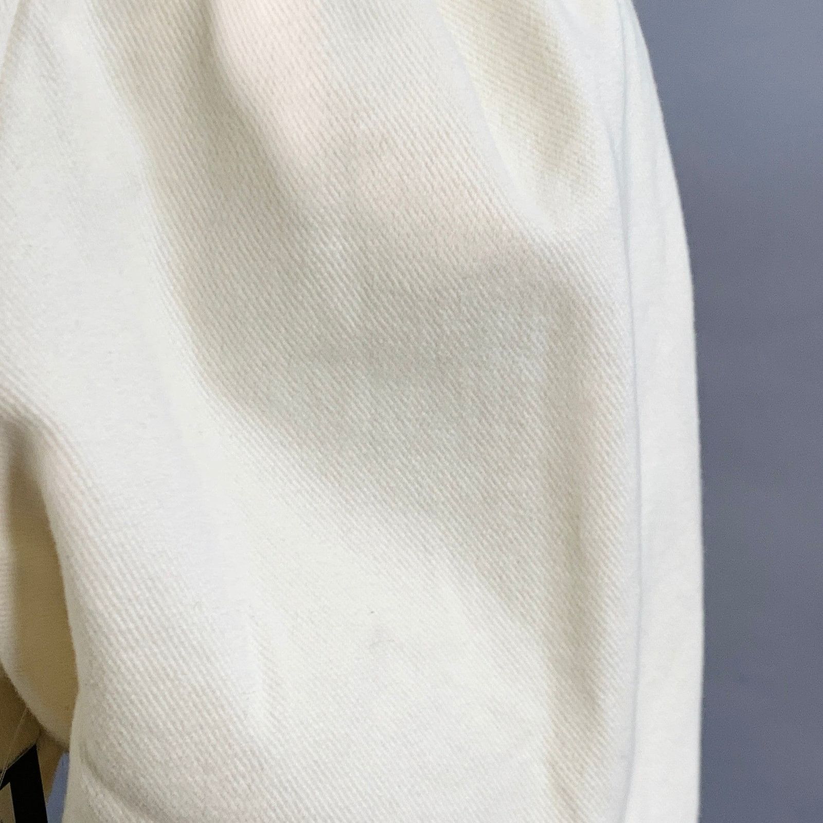 Other PIECES Size L Cream Cotton Twill Snaps Cape Size L / US 10 / IT 46 - 4 Thumbnail