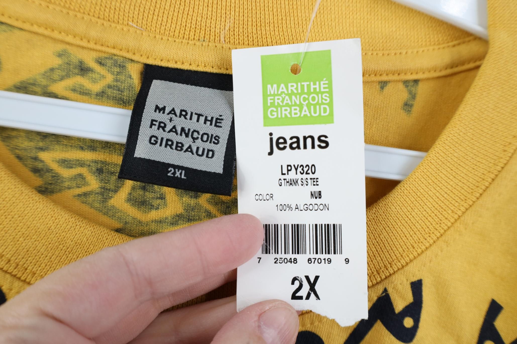 Marithe + Francois Girbaud Deadstock Vintage 90s Marithe Francois Girbaud Fit T-Shirt Size US XXL / EU 58 / 5 - 4 Thumbnail