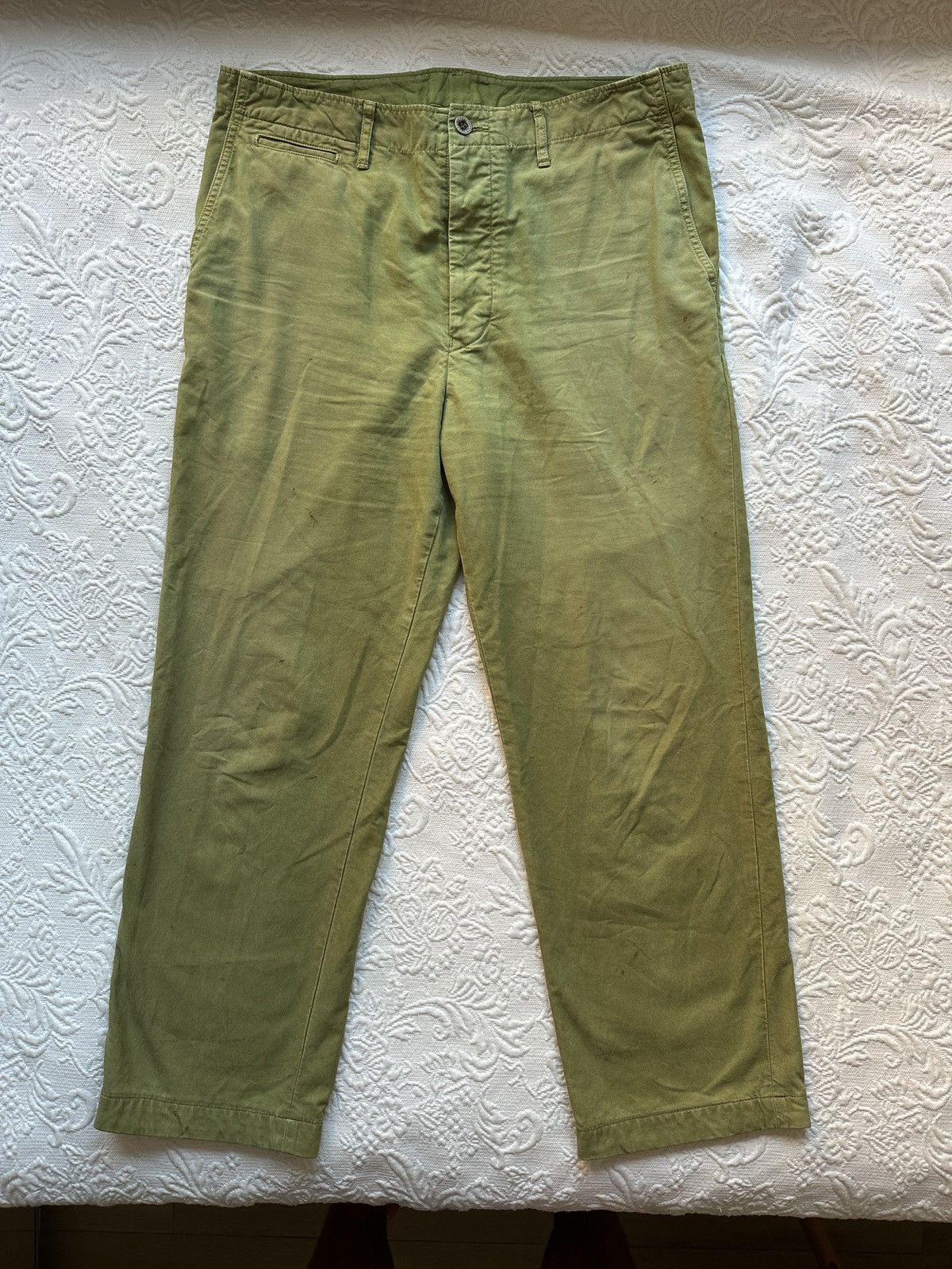 Visvim SS22 Chino Pants HW Taper DMGD | Grailed