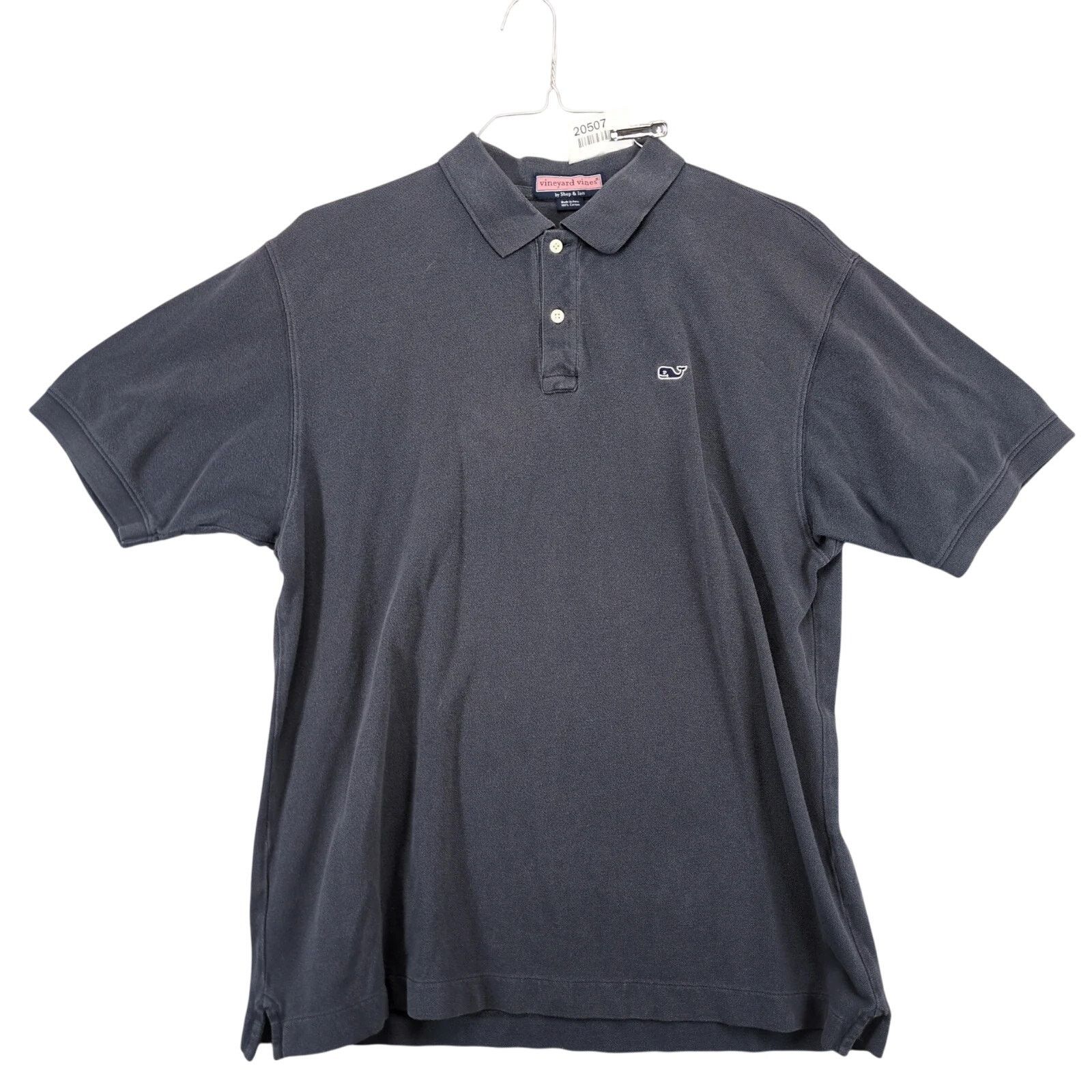 Vineyard Vines Vineyard Vines Men's L Polo Shirt 100% Pique Cotton Gray Size US L / EU 52-54 / 3 - 1 Thumbnail