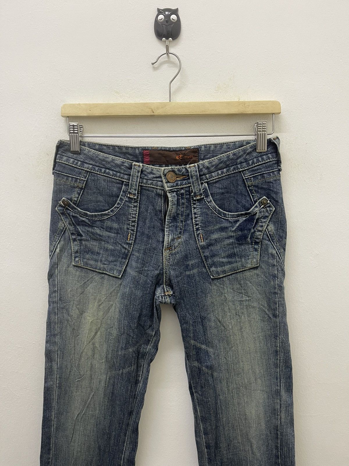 Japanese Brand Rare Vintage ET BOITE Flare Japan Designer Brand Size US 27 - 3 Thumbnail