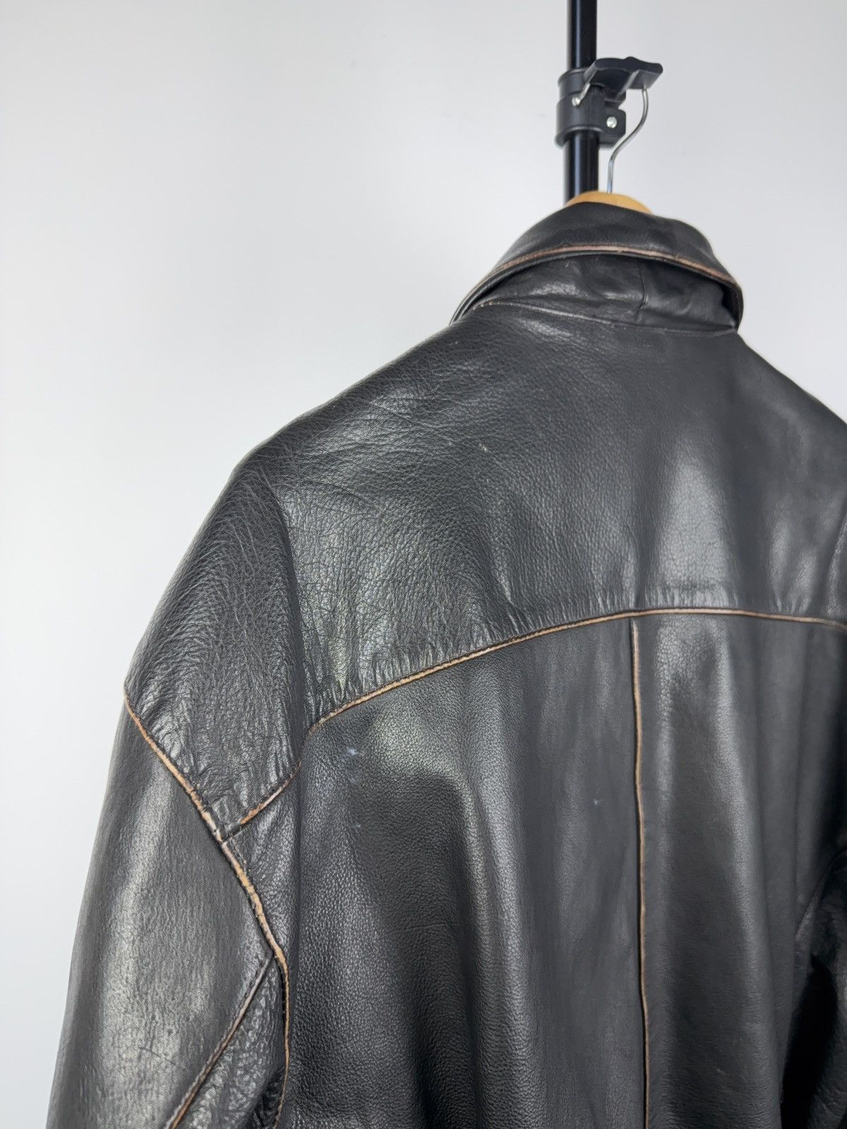Vintage Rare Vintage Gipsy Real Leather Bikers Jacket Avant Garde Size US M / EU 48-50 / 2 - 10 Thumbnail