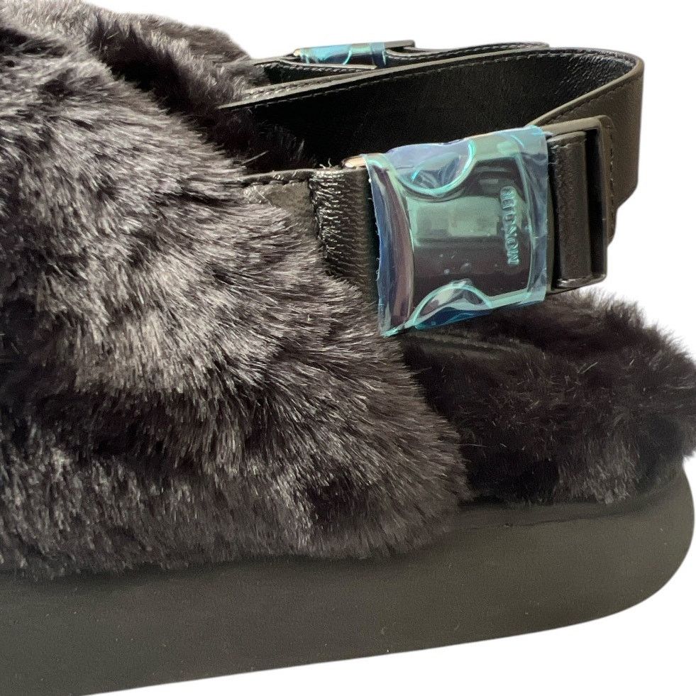 Moncler MONCLER Solarisse Faux Fur Slingback Sandals, IT37/US7 Size US 7 / IT 37 - 11 Thumbnail
