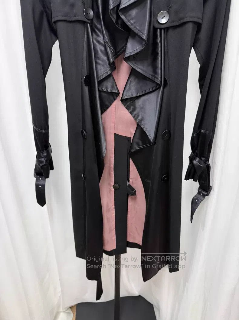 Jean Paul Gaultier Jean Paul Gaultier Silk ruffle patchwork coat| Size XS / US 0-2 / IT 36-38 - 3 Thumbnail