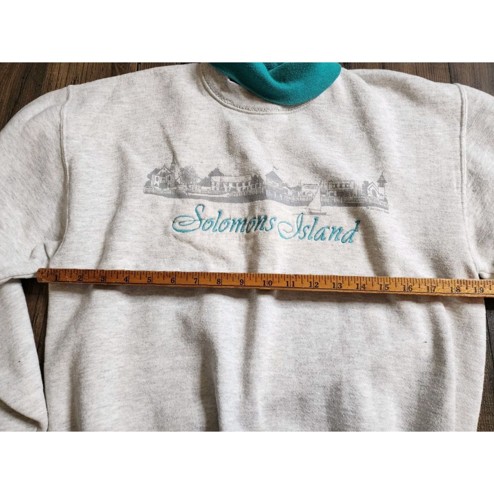 Vintage VINTAGE Gopher Sport Sweatshirt Shirt Unisex Adults M Gray Cotton Blend Embroidered Heart Graphic Print Pullover 90s (if applicable) Mens/Womens Size US M / EU 48-50 / 2 - 3 Thumbnail