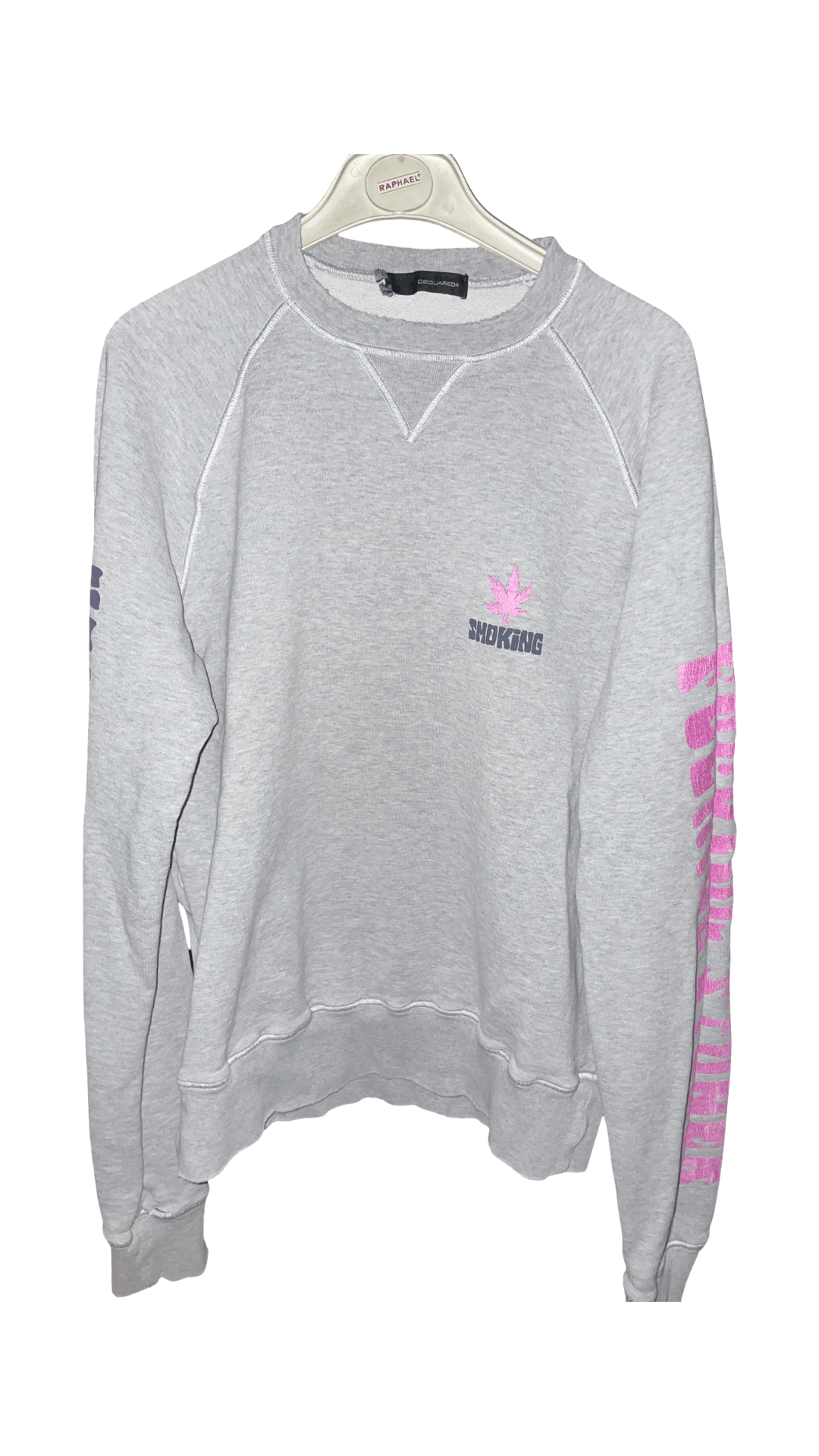 Dsquared2 Smoking Sweatshirt x Vintage x Streetwear Size L / US 10 / IT 46 - 1 Thumbnail