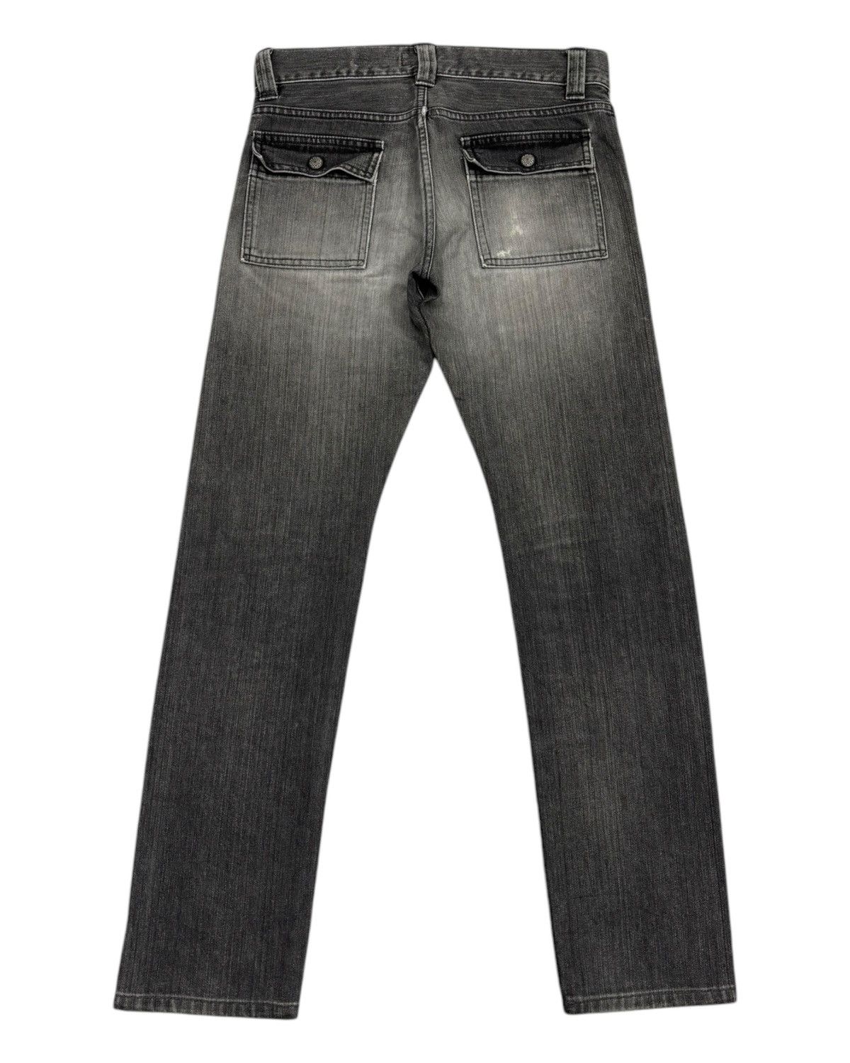 Kapital Kountry KAPITAL SLIM FIT DISTRESSED BUSH JEANS Size US 30 / EU 46 - 2 Thumbnail