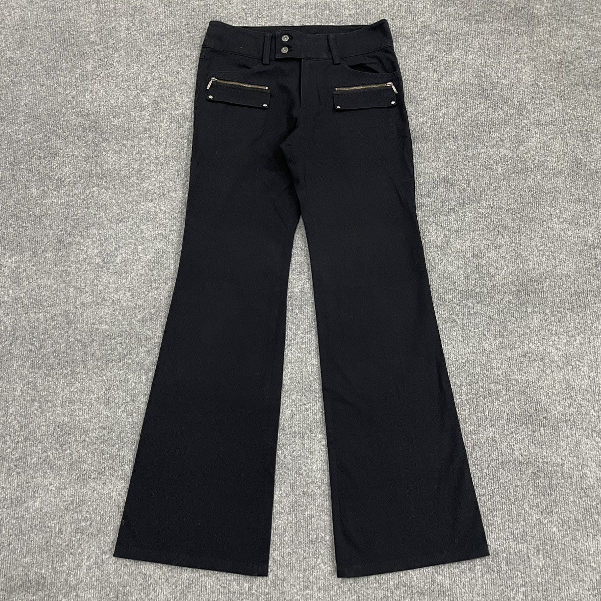 Japanese Brand Japanese Zazie Flared Pants Multi Pocket Rick Owens Style Size 26" / US 2 / IT 38 - 2 Thumbnail