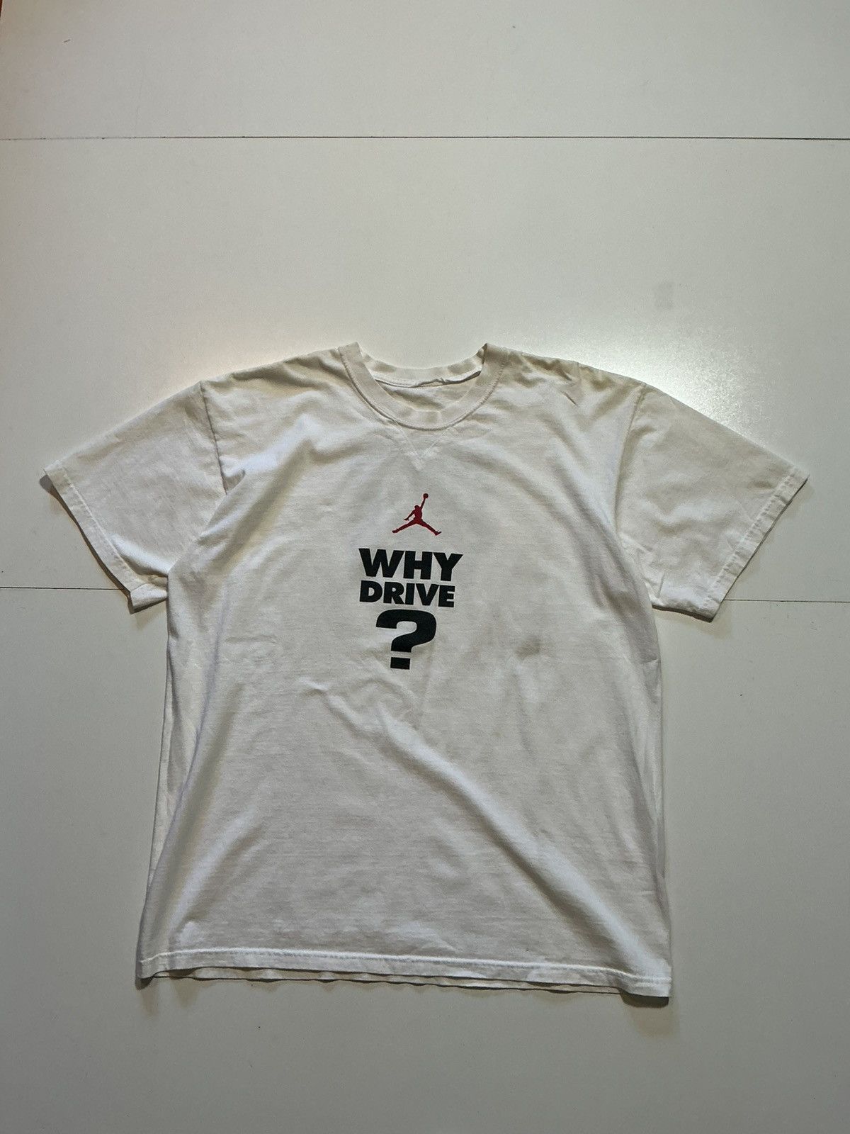 Jordan Brand Air Jordan Why Drive When You Can Fly Jumpman T-Shirt Size US L / EU 52-54 / 3 - 2 Thumbnail