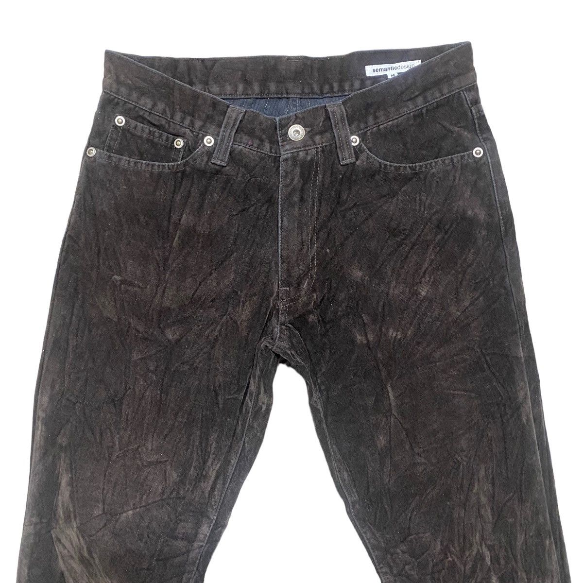 semanticdesign Semantic Design Velvet Striped Flare Jeans Size US 28 / EU 44 - 3 Thumbnail