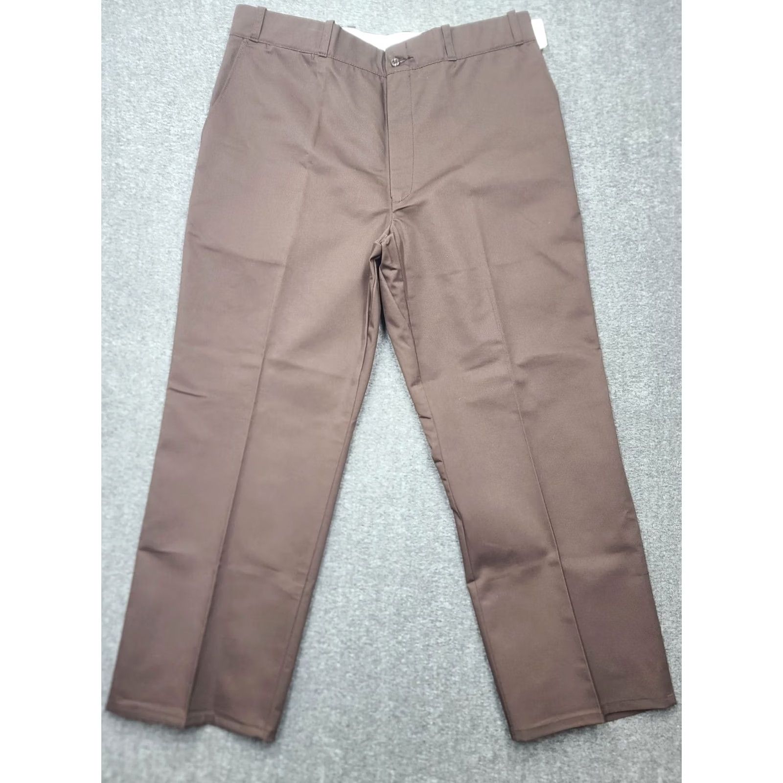 Sears VINTAGE Roebucks Sears Perma-Prest Full Fit Twill Work Pants Mens 38x29 Brown NWT Size US 38 / EU 54 - 2 Thumbnail