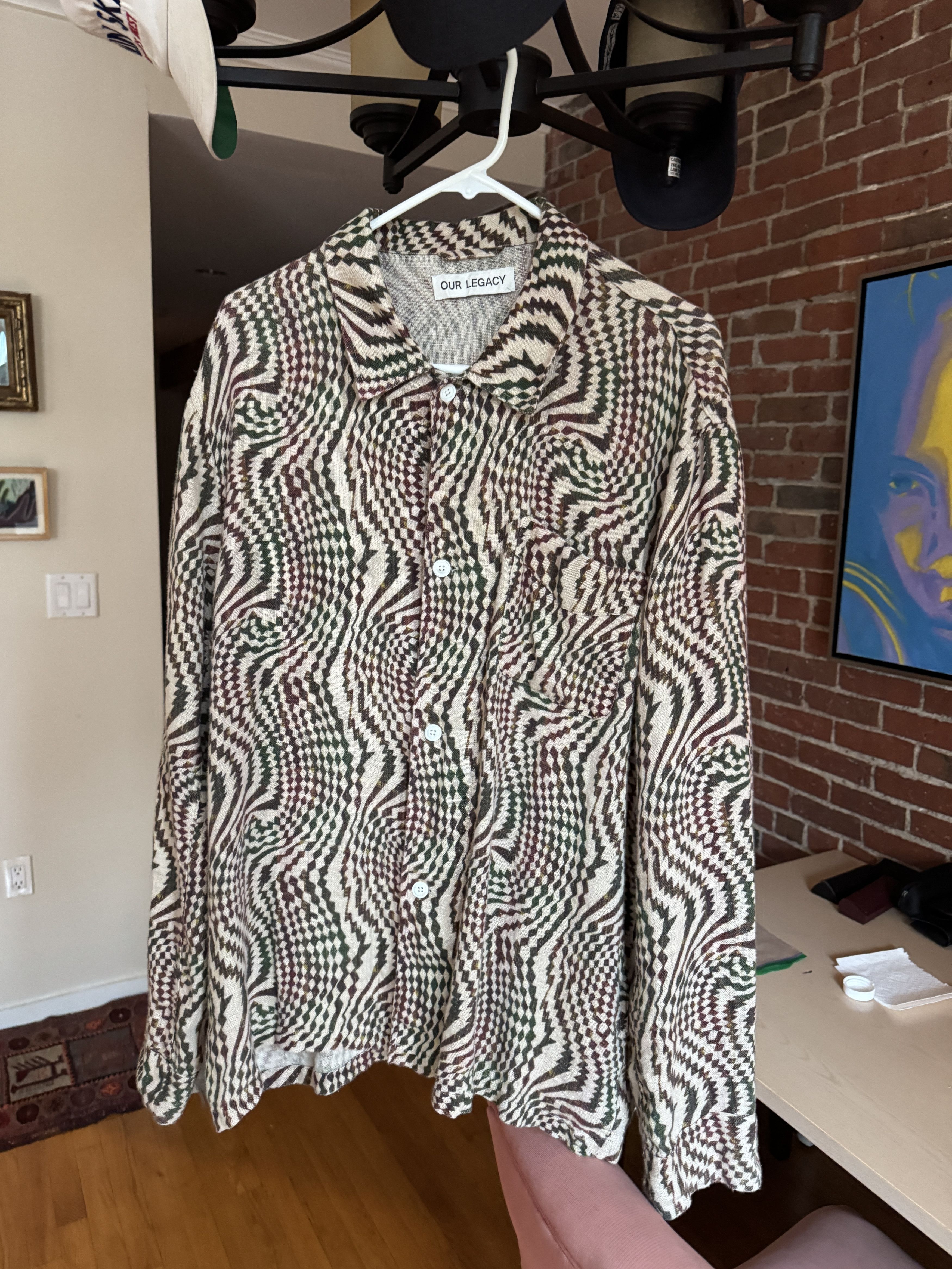 Our Legacy Our Legacy Psychedelic Shirt Size US L / EU 52-54 / 3 - 1 Thumbnail