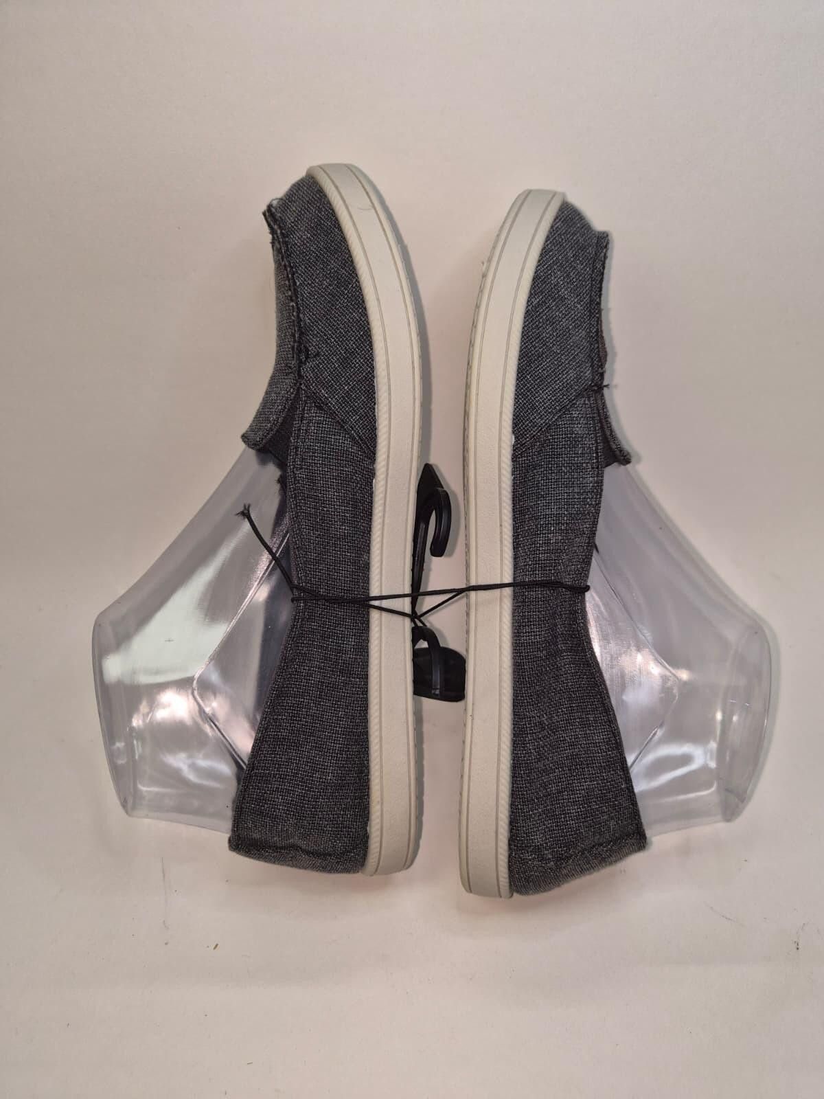 Other Time and True Women’s Size 8 Gray Canvas Slip-On Loafers NWT Size US 8 / IT 38 - 4 Thumbnail