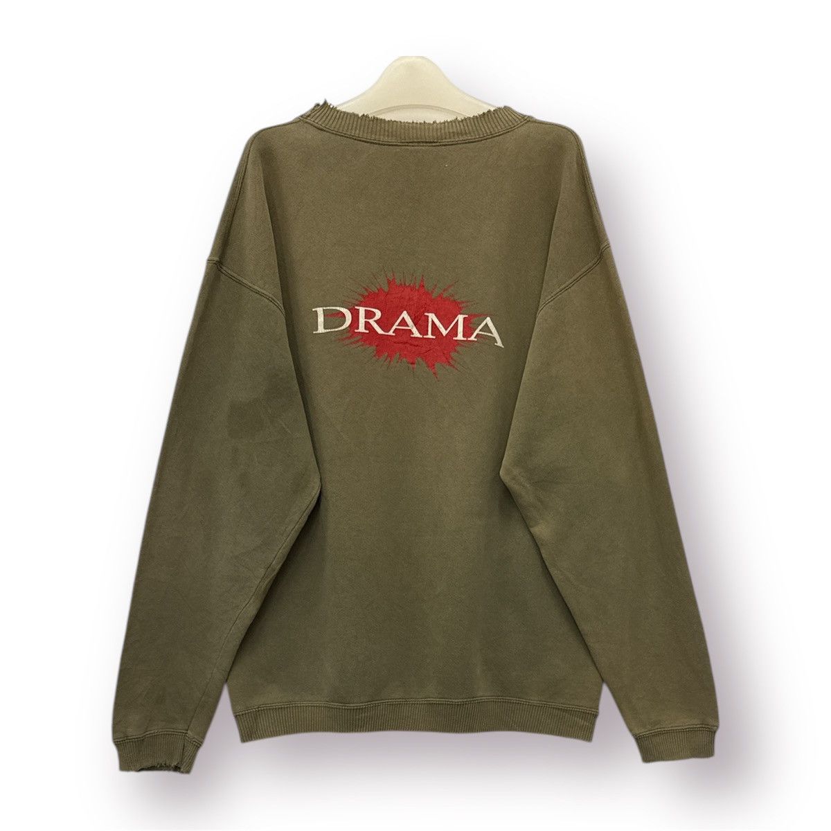 Sex Skateboards 🔥 OPERA DRAMA SKATEBOARD STREETWEAR TRASHED SWEATSHIRT - L Size US M / EU 48-50 / 2 - 9 Thumbnail