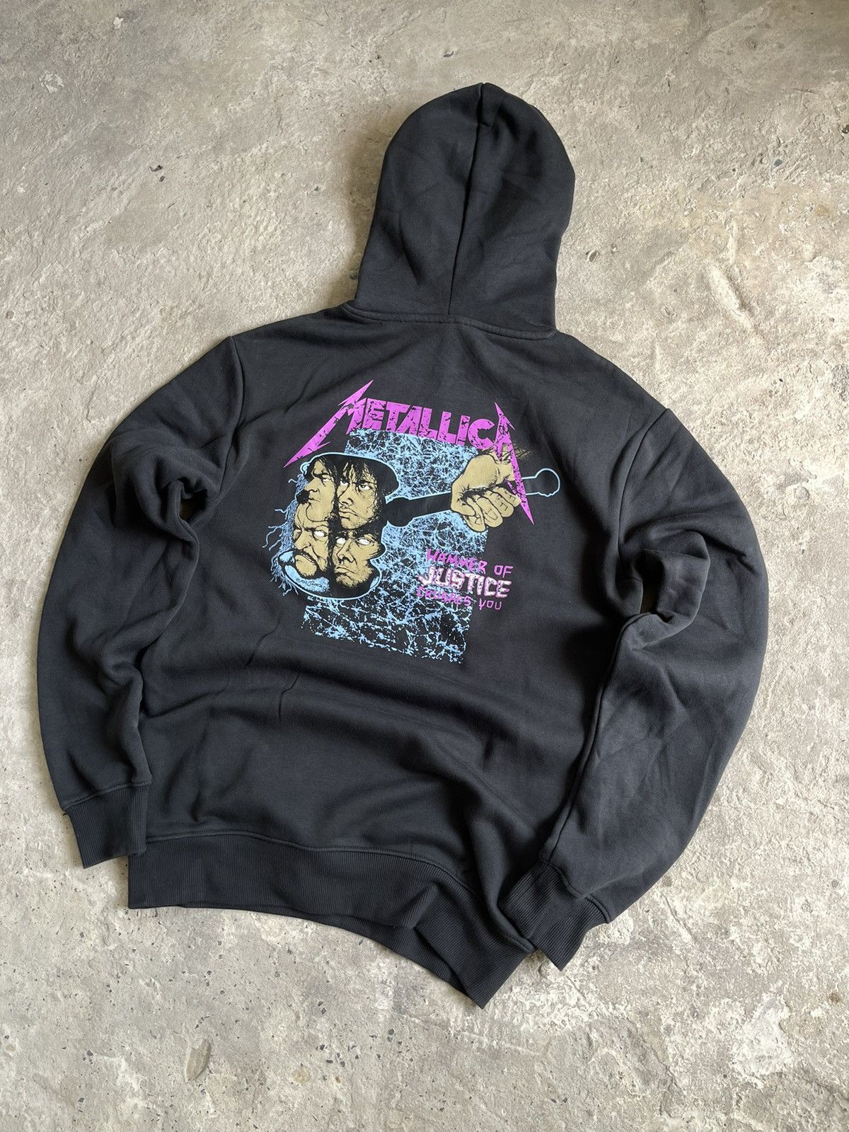 Metallica METALLICA Damaged Justice Y2k Rock Band Fleeced Hoodie Size US S / EU 44-46 / 1 - 8 Thumbnail