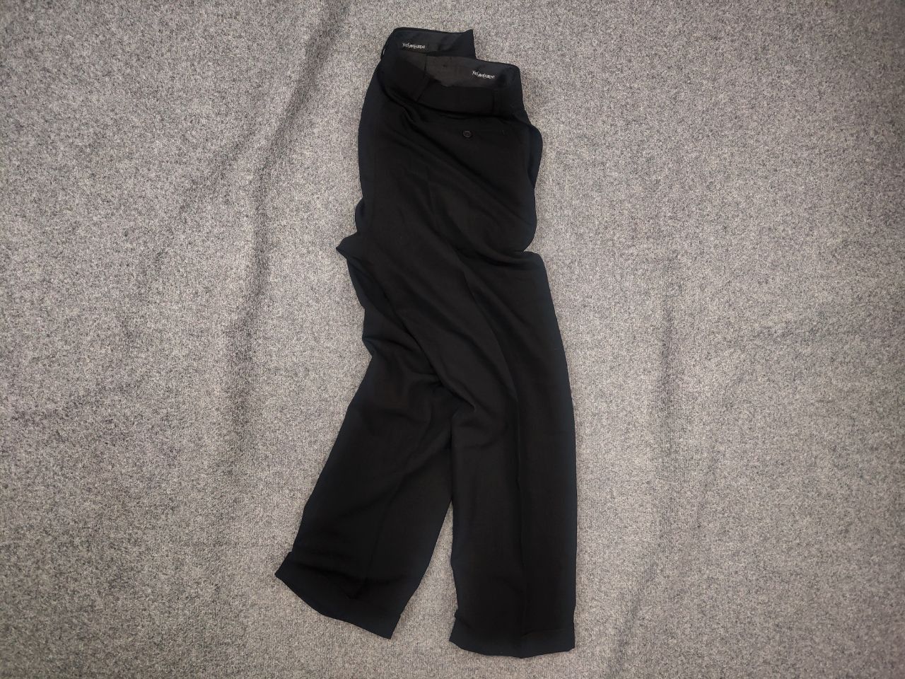 Yves Saint Laurent Yves Saint Laurent Vintage Classic men's wool trousers Pants Size US 34 / EU 50 - 1 Thumbnail
