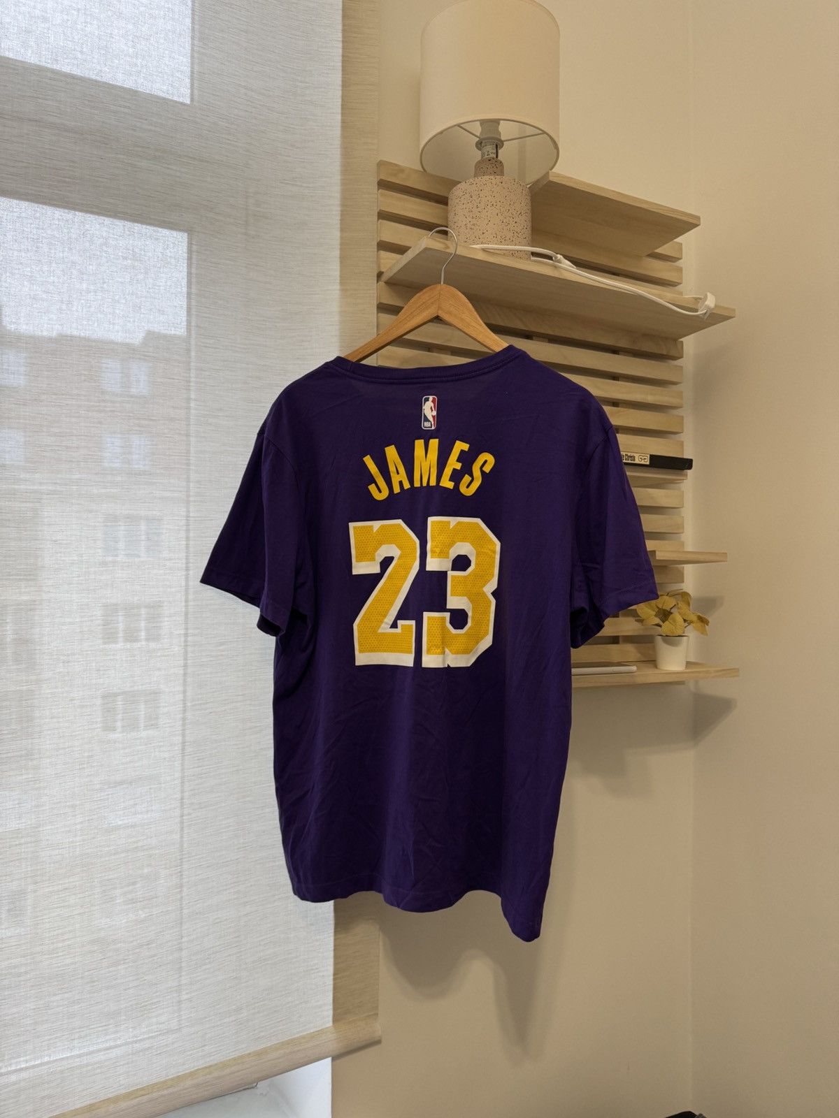 Nike Nike James 23 Lakers Tee Size US L / EU 52-54 / 3 - 4 Thumbnail