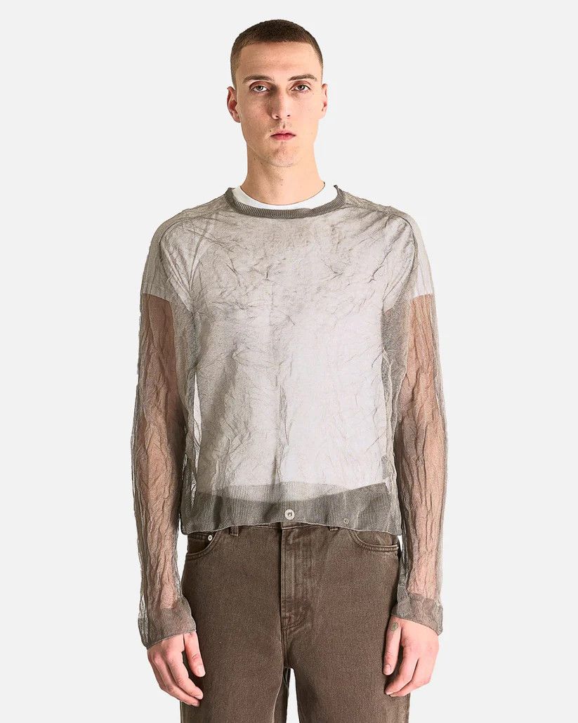 o1s1v1r1oon0825 True Roundneck in Light Grey