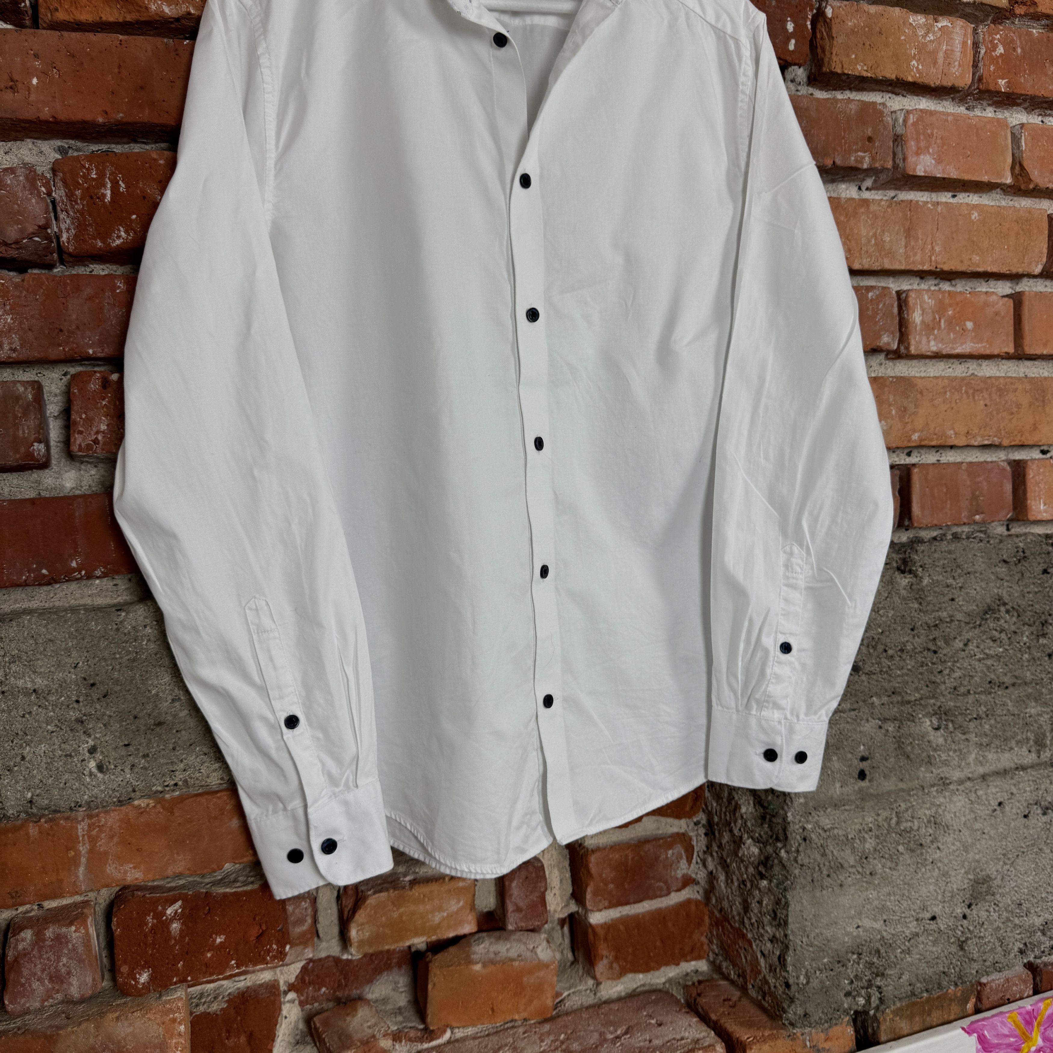 H&M H&M white formal shirt elegant long sleeve (M) Size US M / EU 48-50 / 2 - 5 Thumbnail