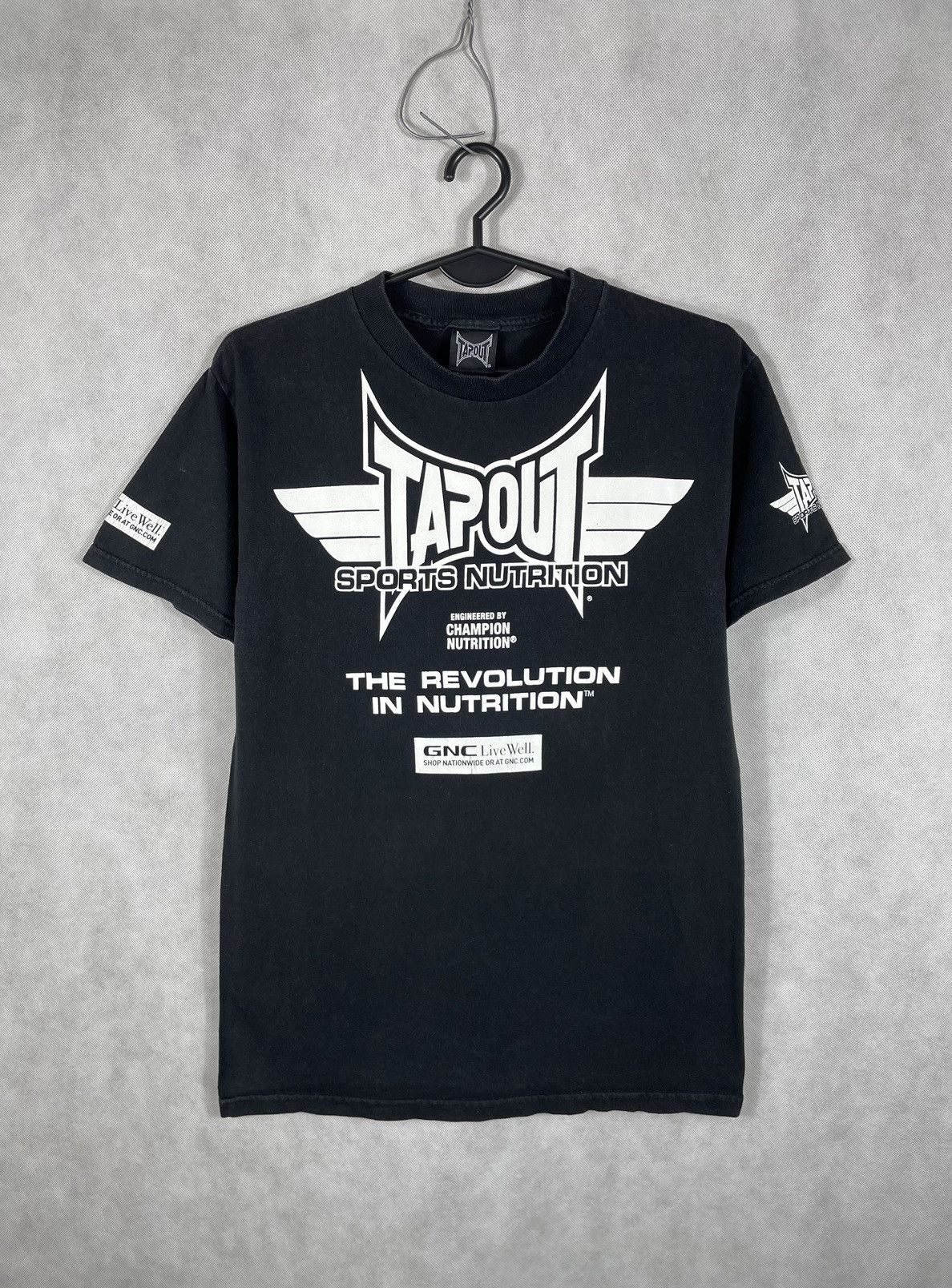 Tapout × Vintage Black vintage y2k t-shirt tee Tapout opium affliction Grunge Size US S / EU 44-46 / 1 - 1 Thumbnail