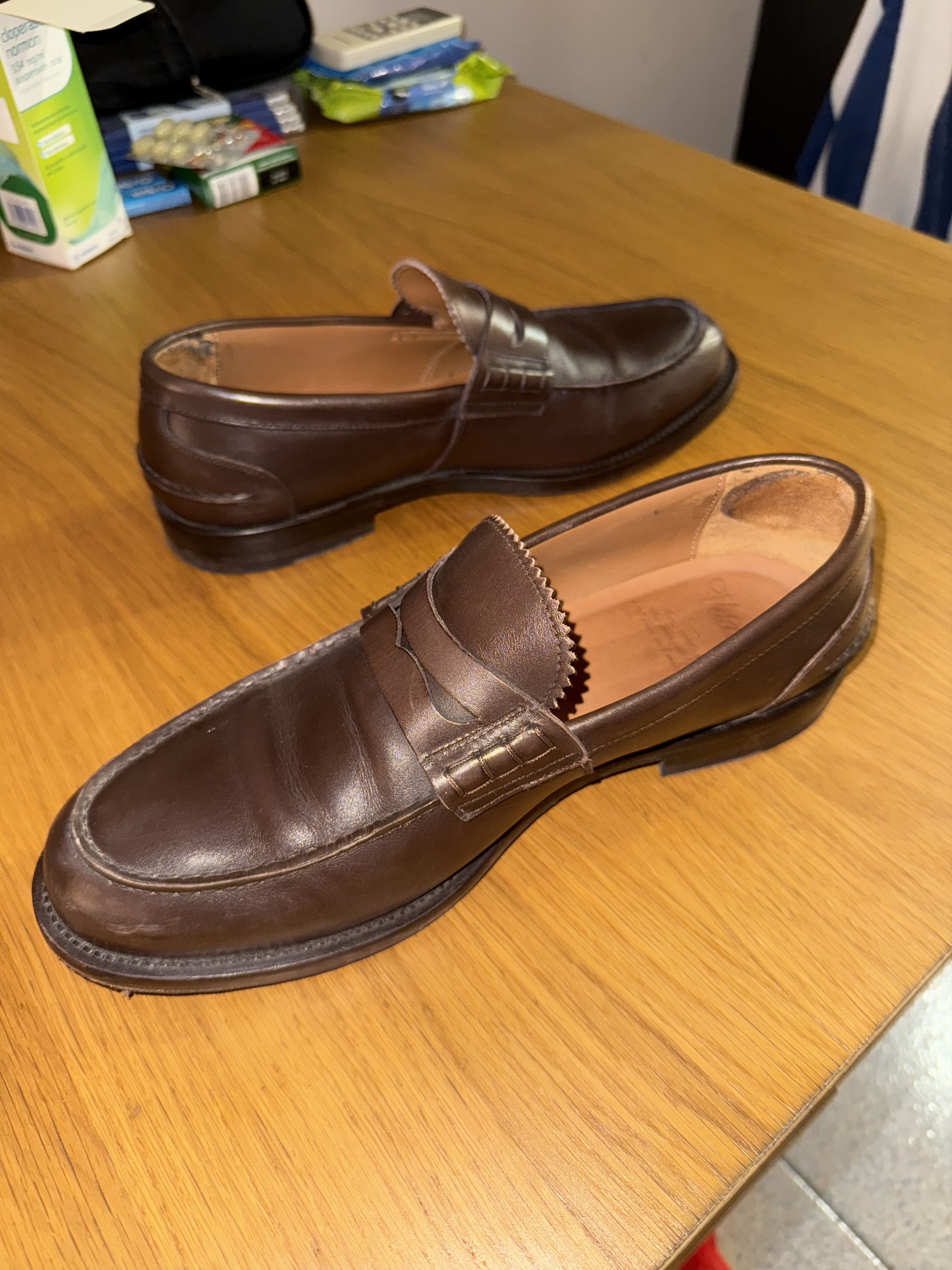Velasca Velasca "Maester" Brown Loafers Size US 10.5 / EU 43-44 - 3 Thumbnail