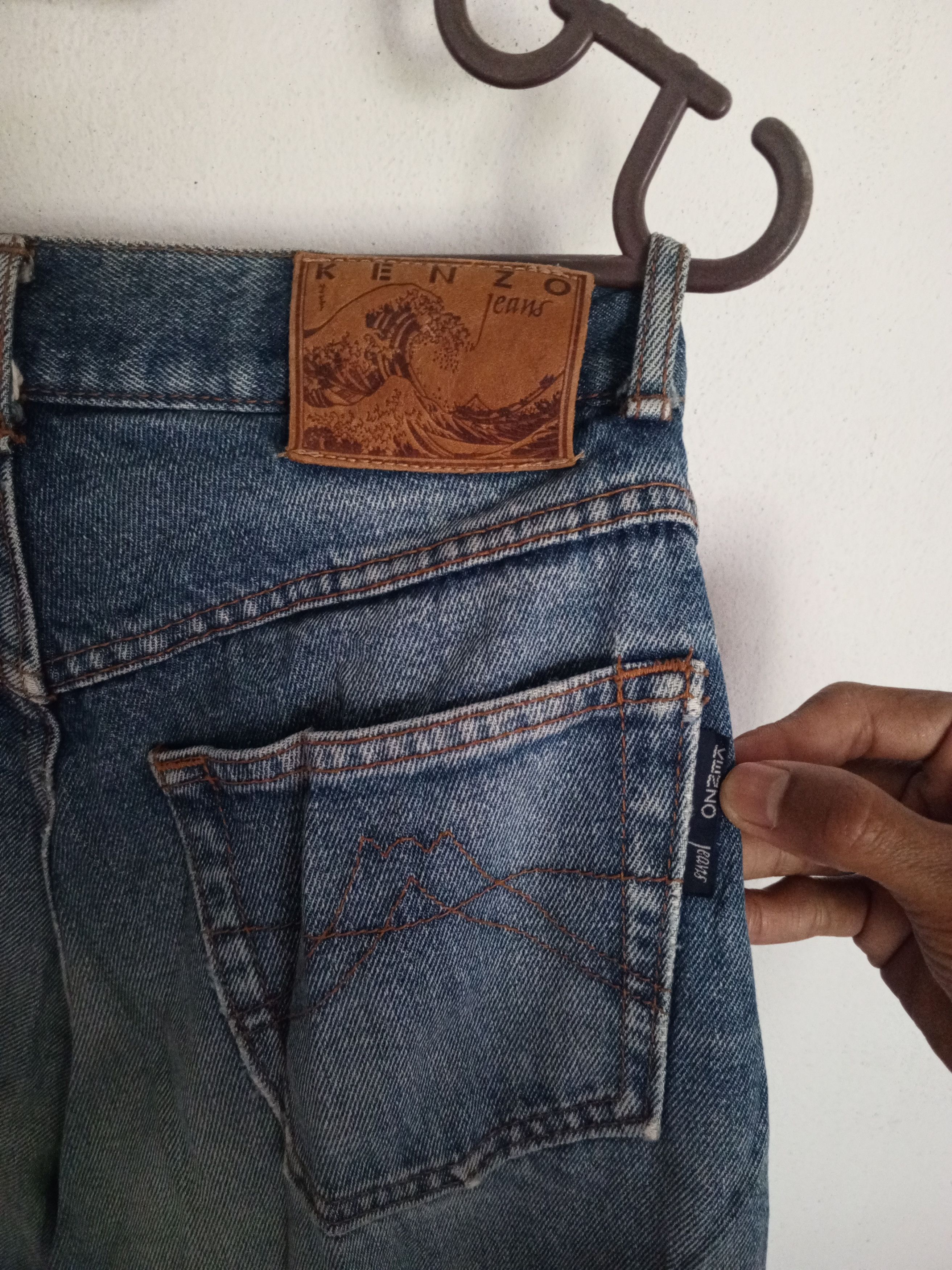 Kenzo VTG BLUE KENZO JEANS -US 27 Size US 27 - 9 Thumbnail