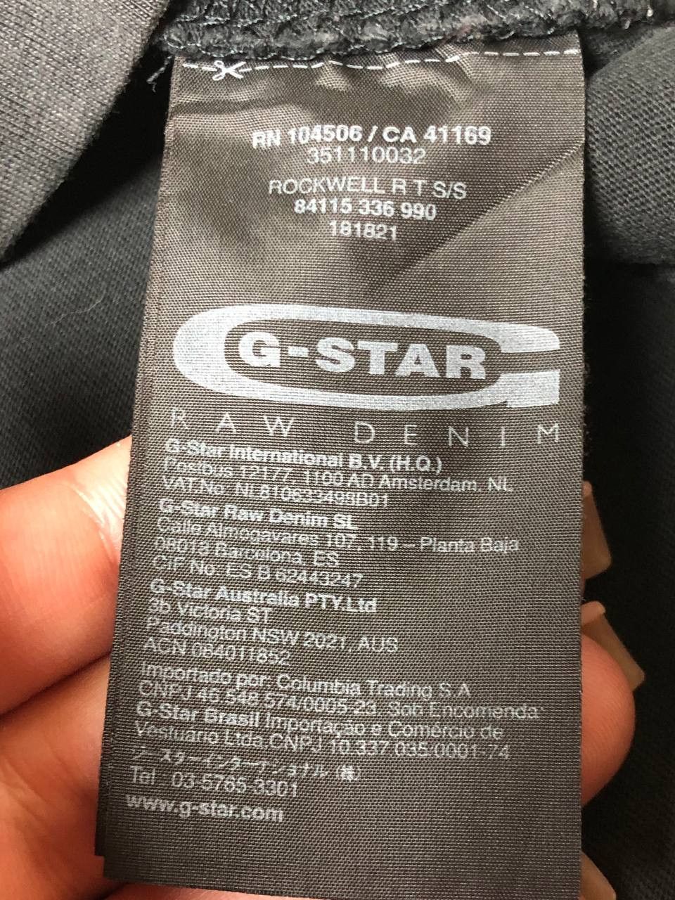 G-Star Y2K G-Star Raw T-Shirt Big Logo Size US M / EU 48-50 / 2 - 3 Thumbnail