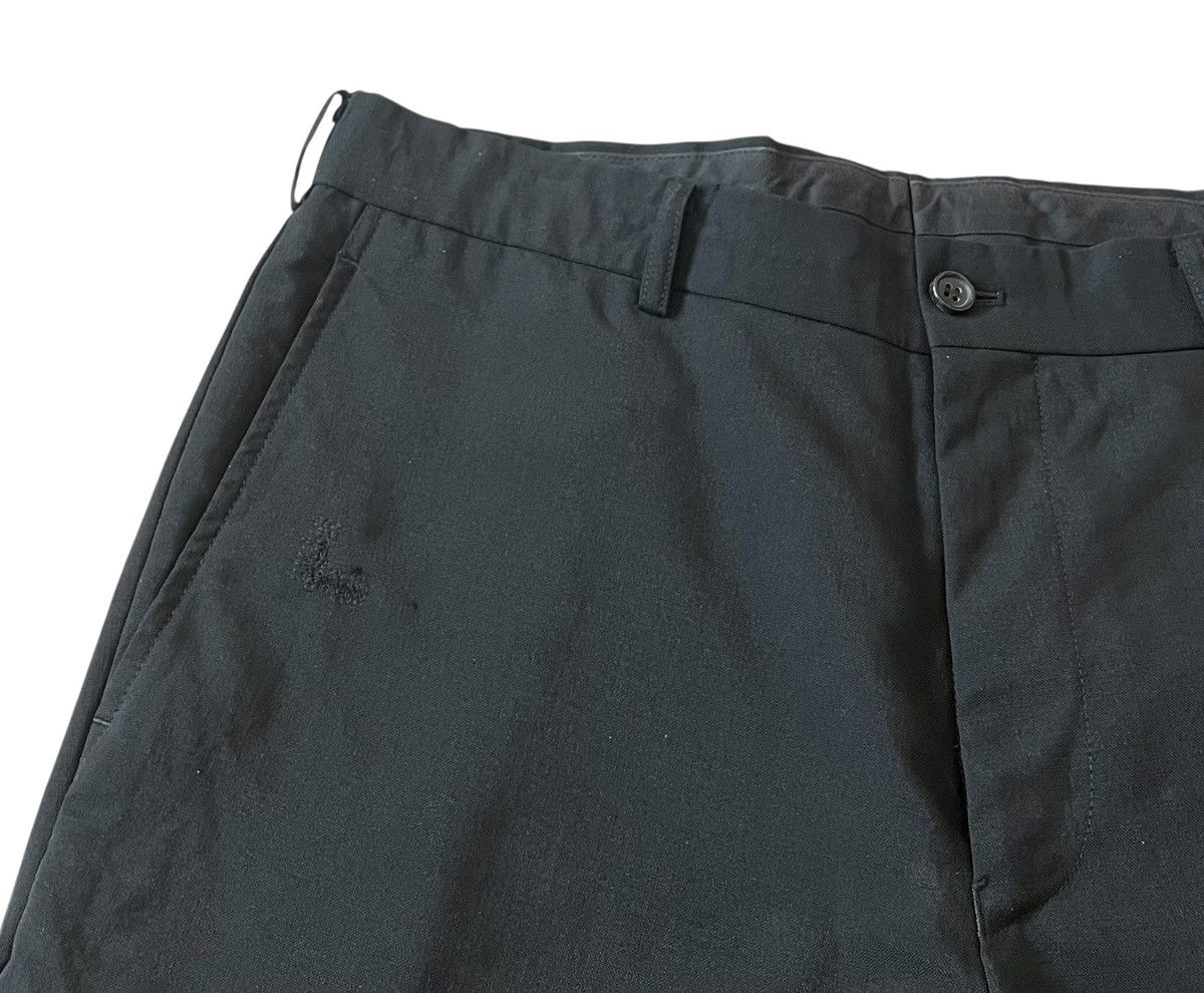 Comme des Garcons TAX FREE 🇺🇸 cdg homme black straight wool mohair trousers Size US 33 - 3 Thumbnail