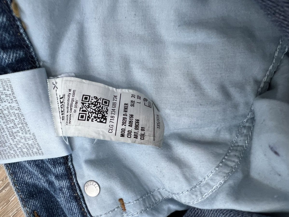 Diesel Diesel Regular Jeans 2020 D-Viker 007l1 Size US 31 - 4 Thumbnail