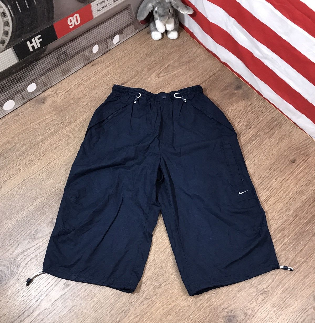 Nike × Vintage Vintage Nike Tights Rap shorts Size L Size US 40 / EU 56 - 1 Thumbnail