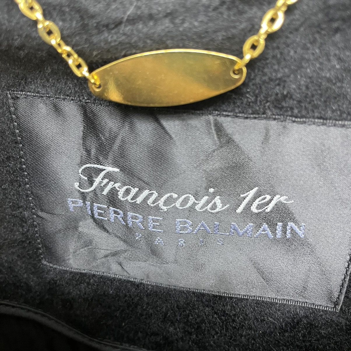Designer × Pierre Balmain Luxury Brand Francois Ler Pierre Balmain Long Coat Jacket Size M / US 6-8 / IT 42-44 - 4 Thumbnail