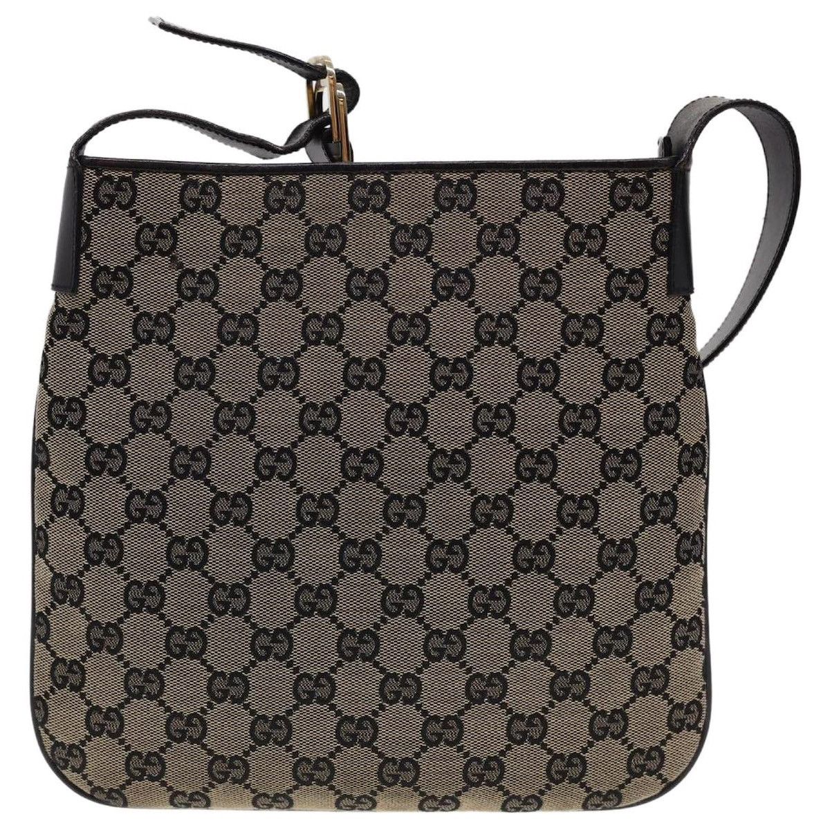 Gucci GUCCI GG Canvas Shoulder Bag Beige Size ONE SIZE - 10 Thumbnail